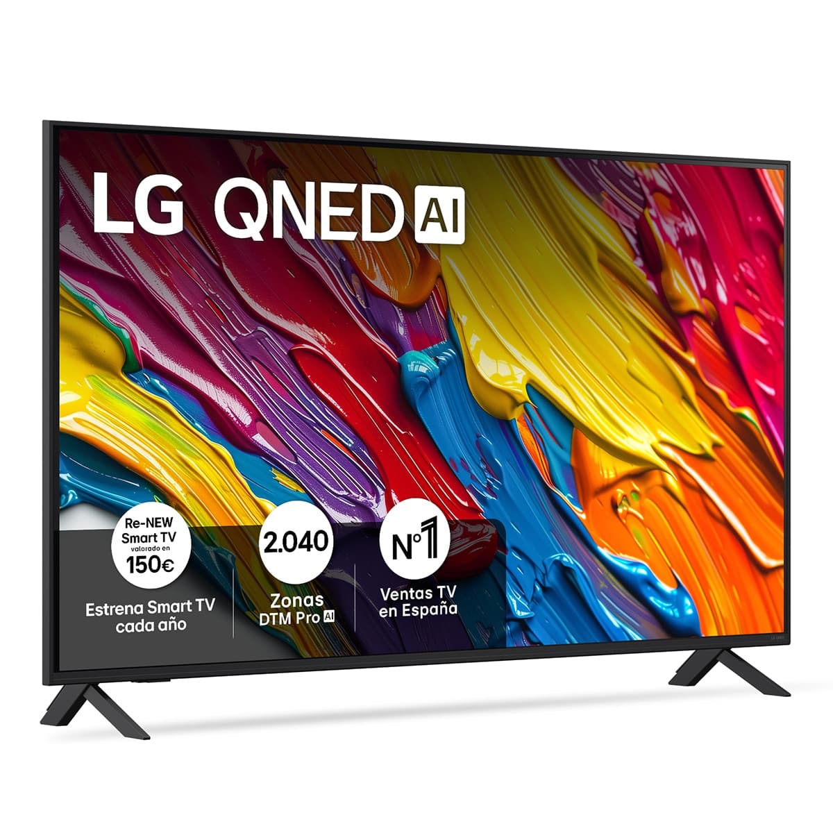 LG - TV QNED AI 139cm (55") LG 55QNED84A6C, 4K Smart TV.