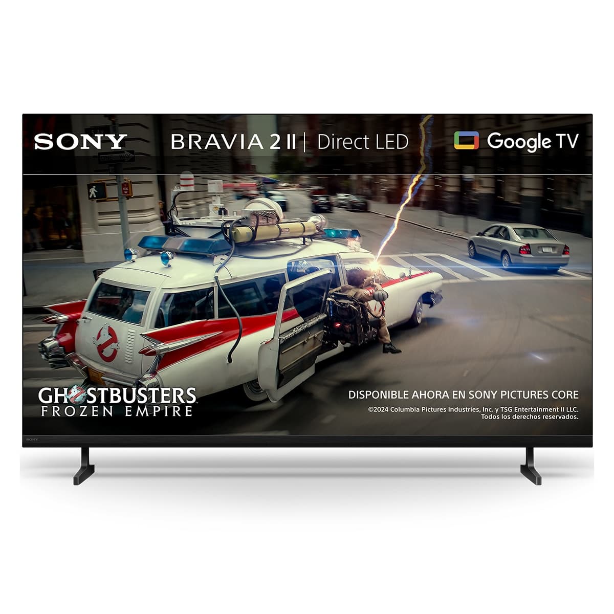 Sony - TV 55" Sony BRAVIA 2 II 55S25M2, UHD 4K HDR Direct LED, Dolby, Vision-Atmos, Google TV-Cast, Apple Airplay, Eco Dashboard, Game Menu, idea.