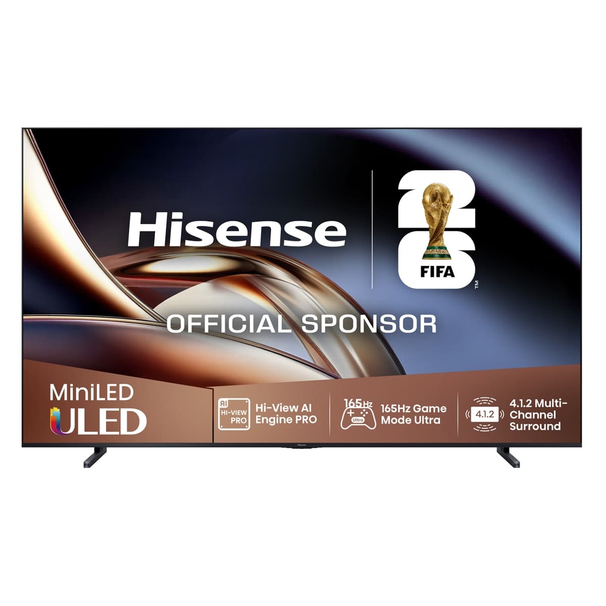 Hisense - TV MiniLED 254 cm (100") Hisense 100U8Q, UHD 4K Smart TV.