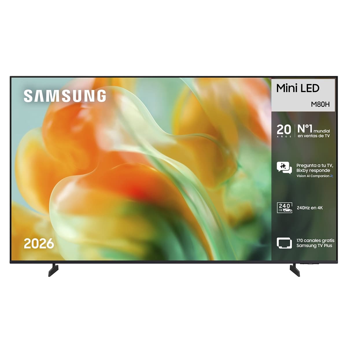 Samsung - TV Mini LED 214cm (85") Samsung TU85M80HAUXXC 4K Smart TV con Vision AI 144Hz.