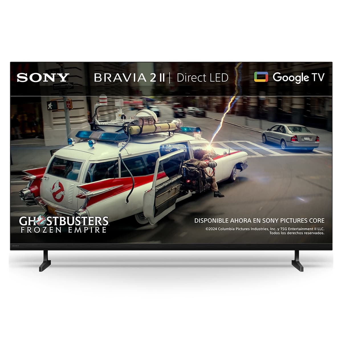 Sony - TV 75" Sony BRAVIA 2 II 75S25M2, UHD 4K HDR Direct LED, Dolby, Vision-Atmos, Google TV-Cast, Apple Airplay, Eco Dashboard, Game Menu, idea.