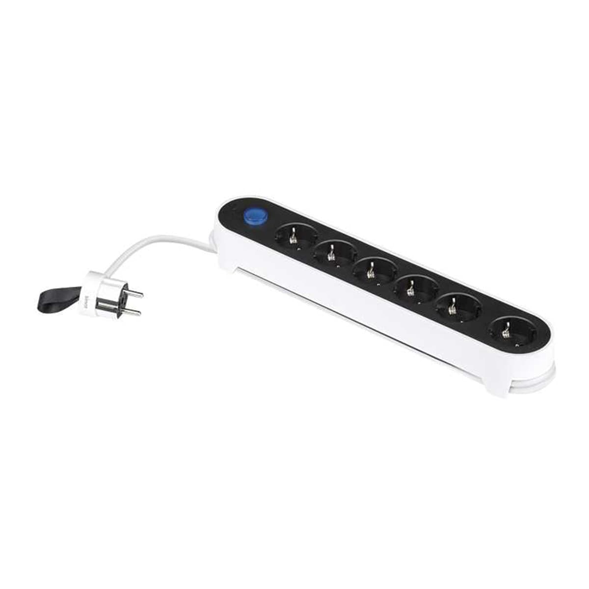 SIMON - Base múltiple Plug con interruptor y clavija extraplana Simon.