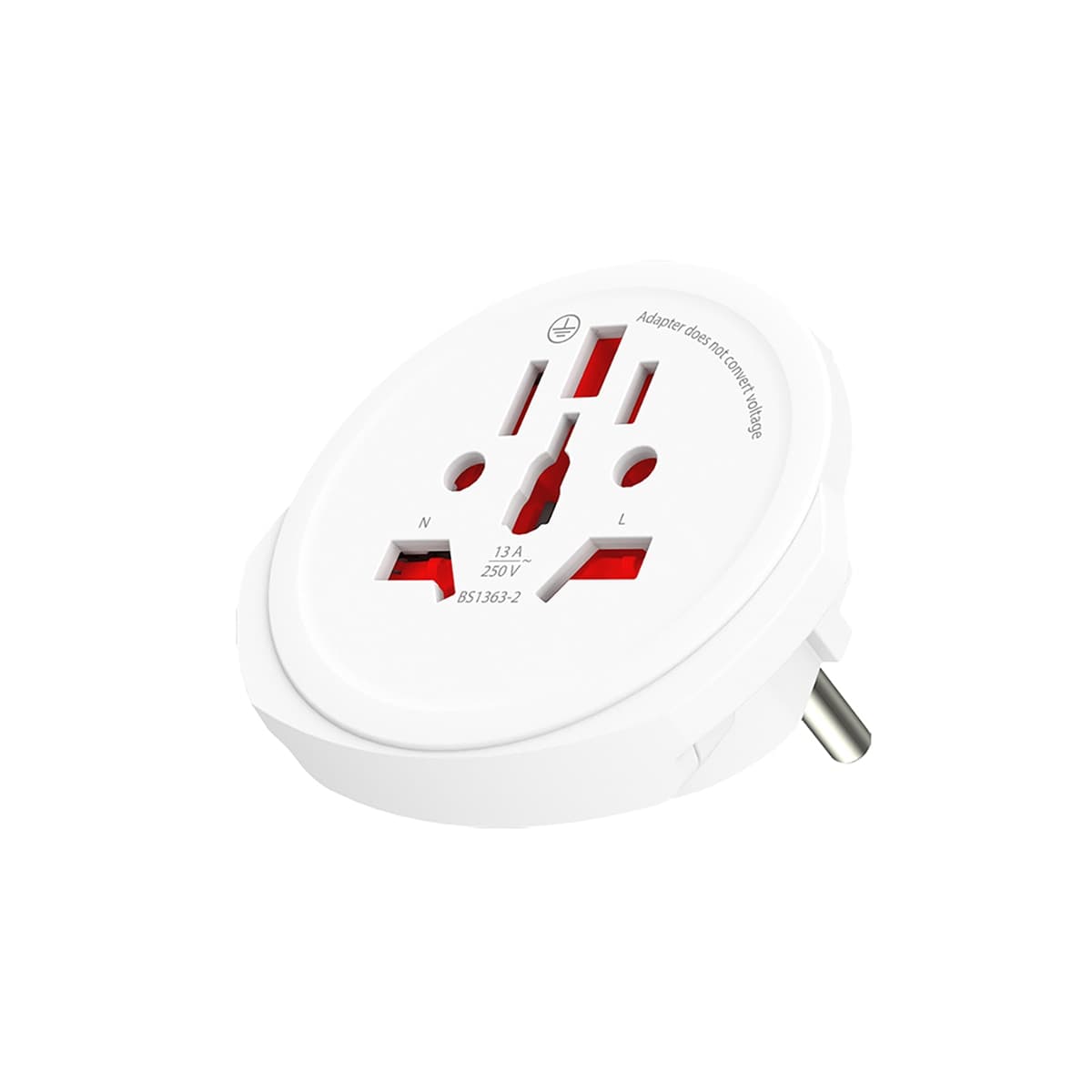 SKROSS - Adaptador de Viaje Mundial a Europa (Schuko) para Dispositivos de 2 y 3 Polos.