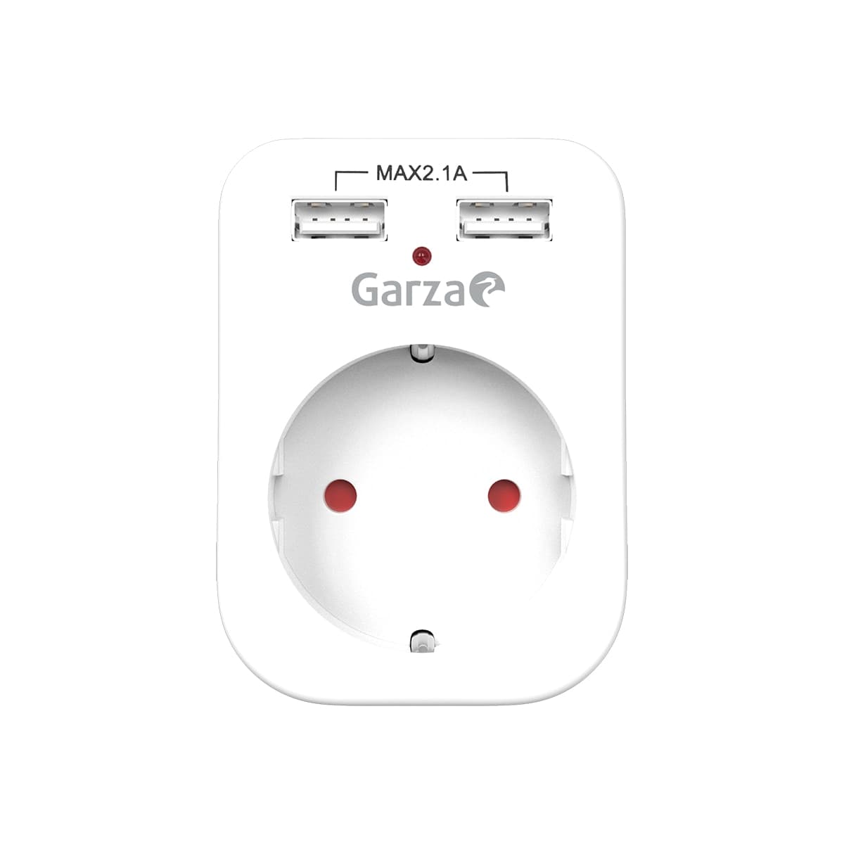 GARZA - Enchufe 2 USB.