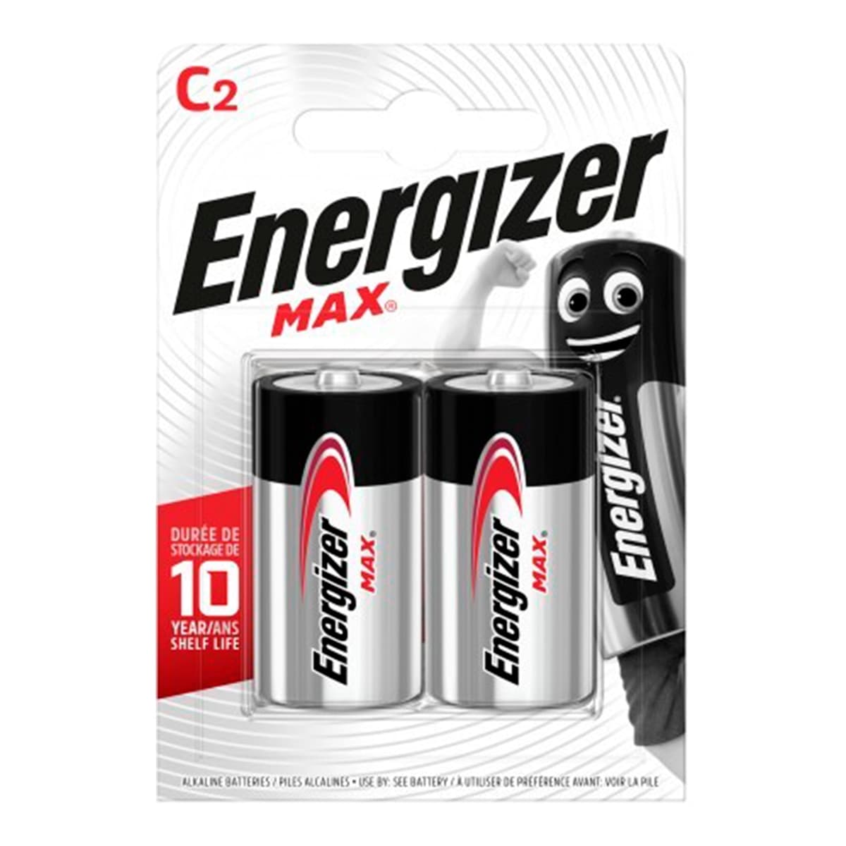 ENERGIZER - Pila alcalina tipo C - LR14 C.