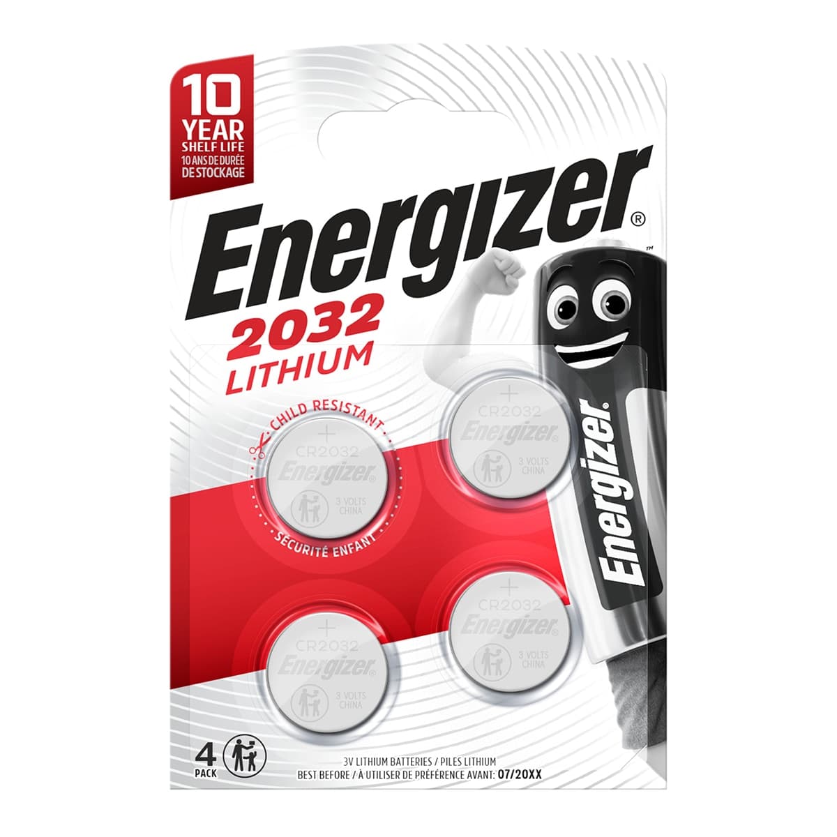 ENERGIZER - Pila tipo botón 2032.