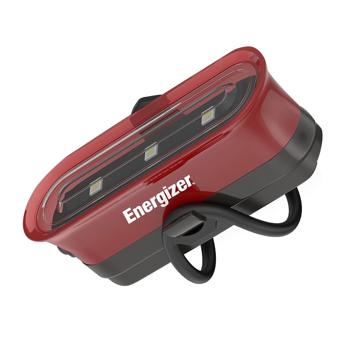 ENERGIZER - Kit Linterna Frontal - Faro Trasero para Bicicleta 130 lm.