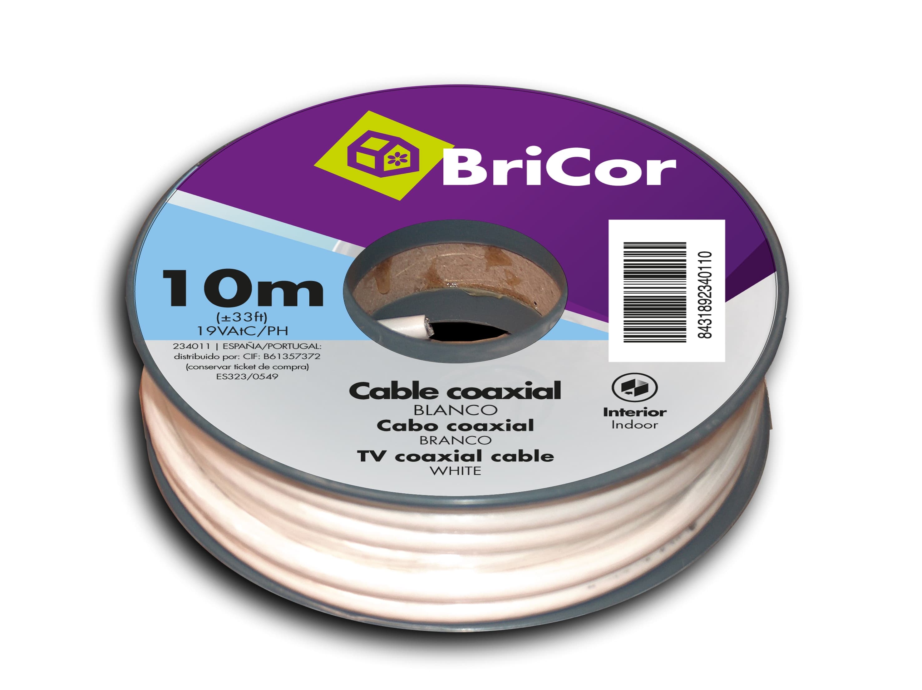 BriCor - Cable coaxial TV - Datos.
