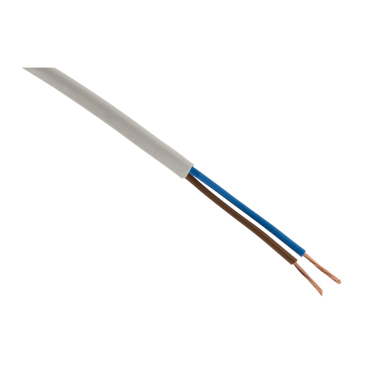 ZENITECH - Cable H03VVH2-F - 2x0,75 mm² - 10 m.