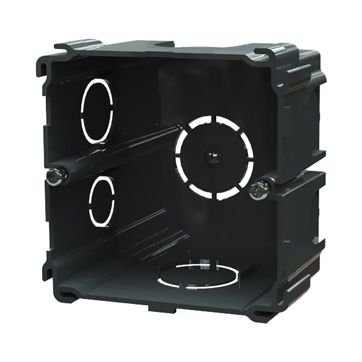 GARZA - Caja cuadrada con tornillo.