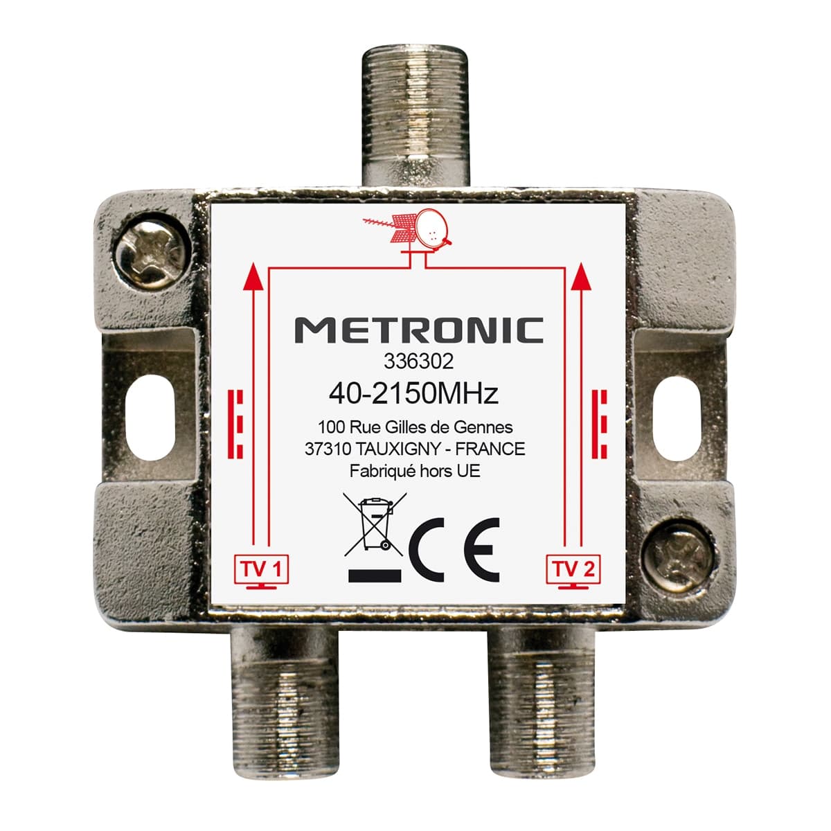 Metronic - Cable prolongador satélite.