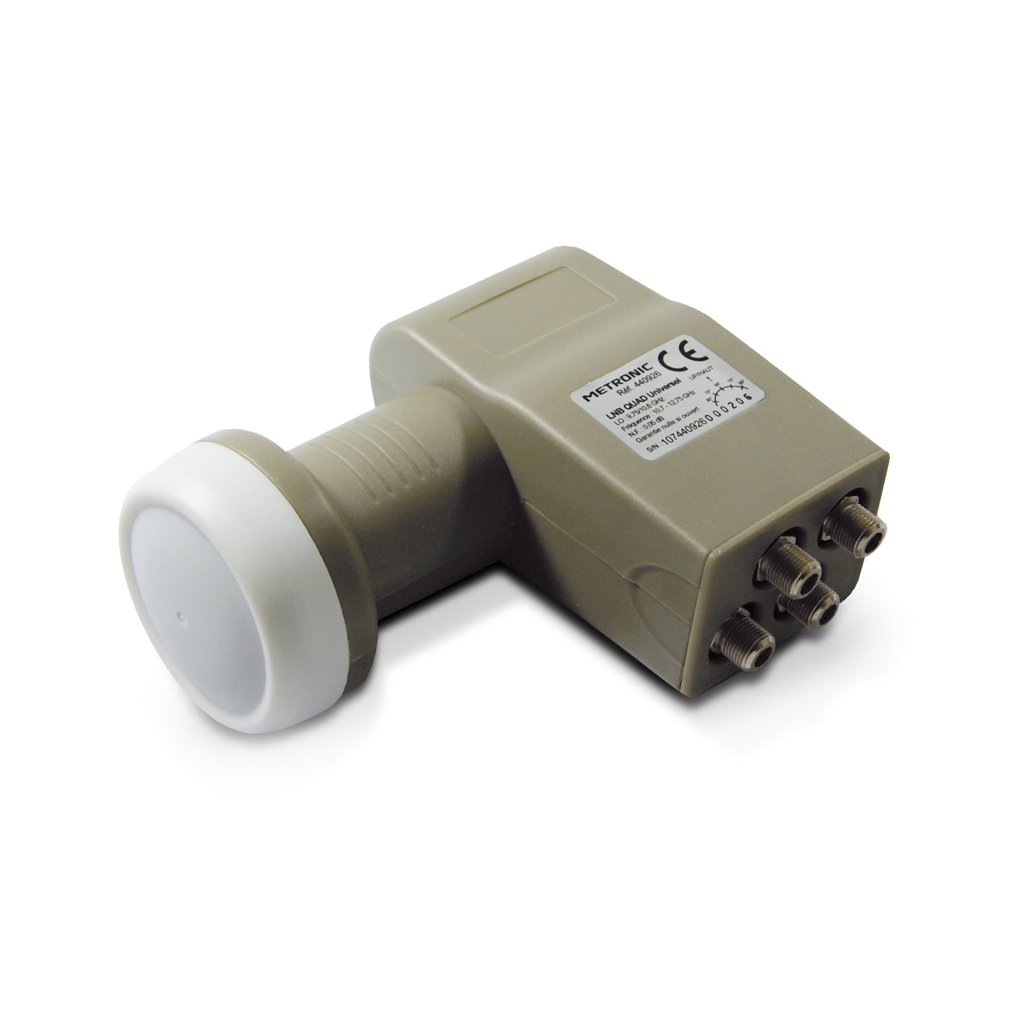Metronic - LNB Universal Quad 4 Salidas F.