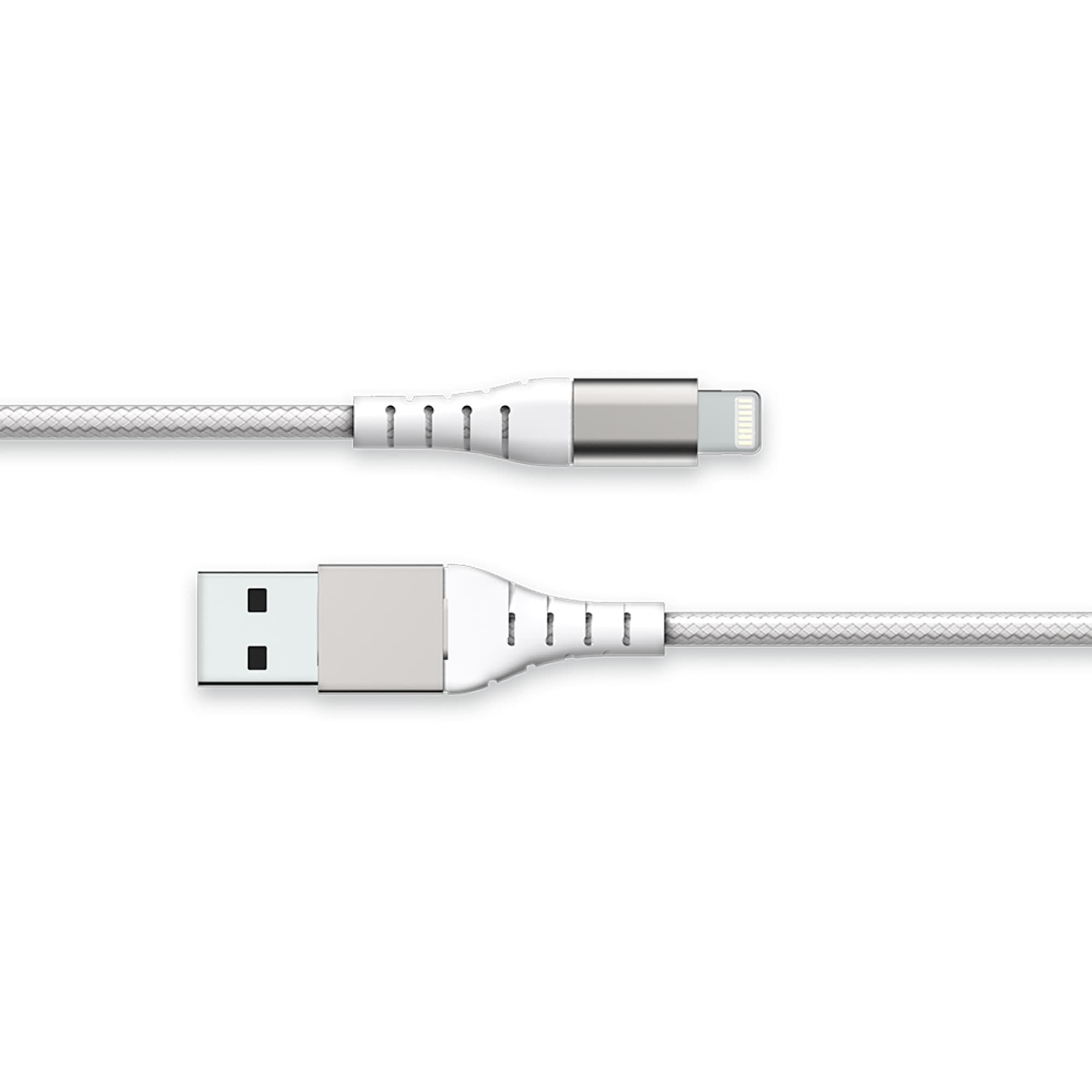 FORCE POWER - Cable Reforzado USB A - USB Lightning 1,2 m.