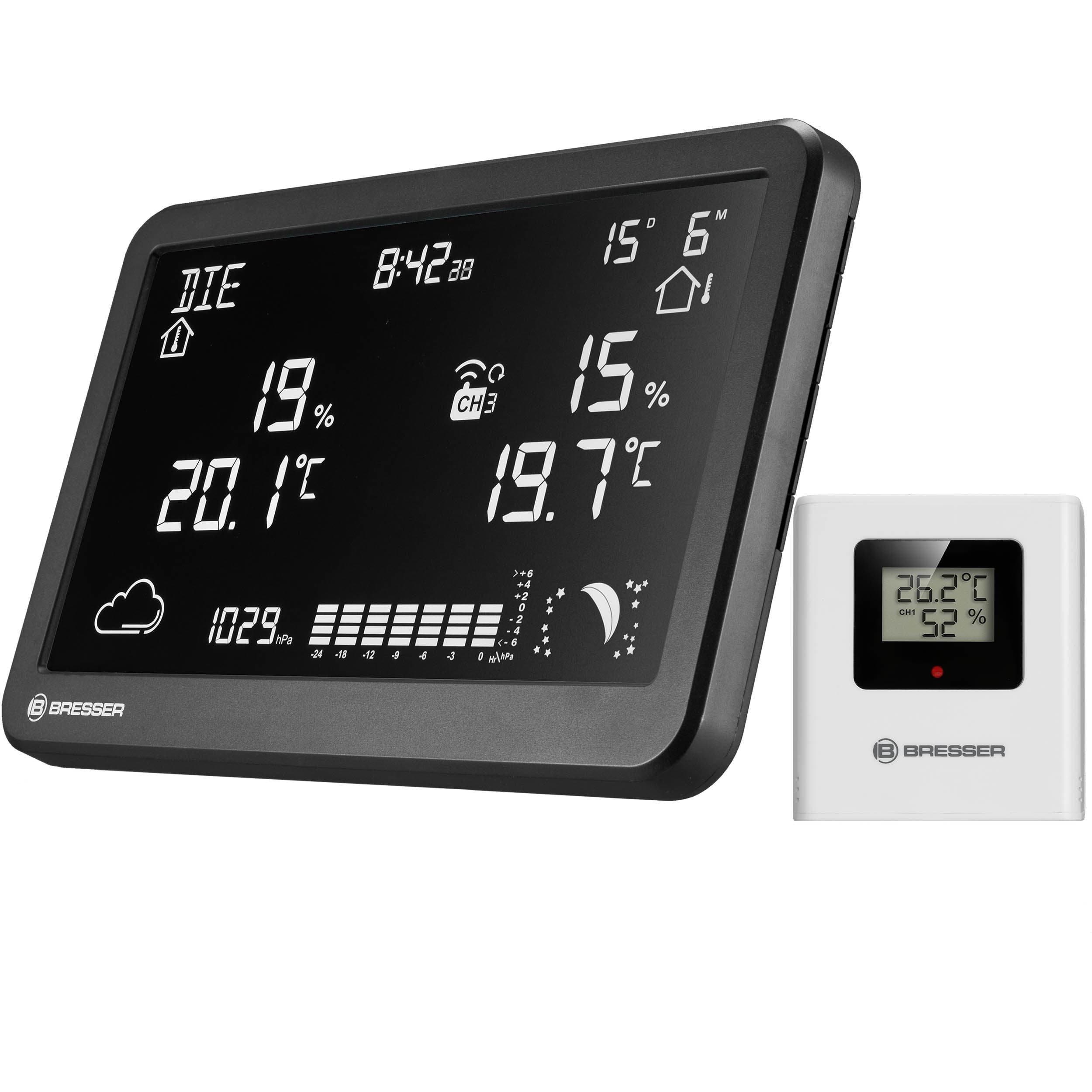 Bresser - Estación Meteorológica Inalámbrica MeteoTemp TBH.