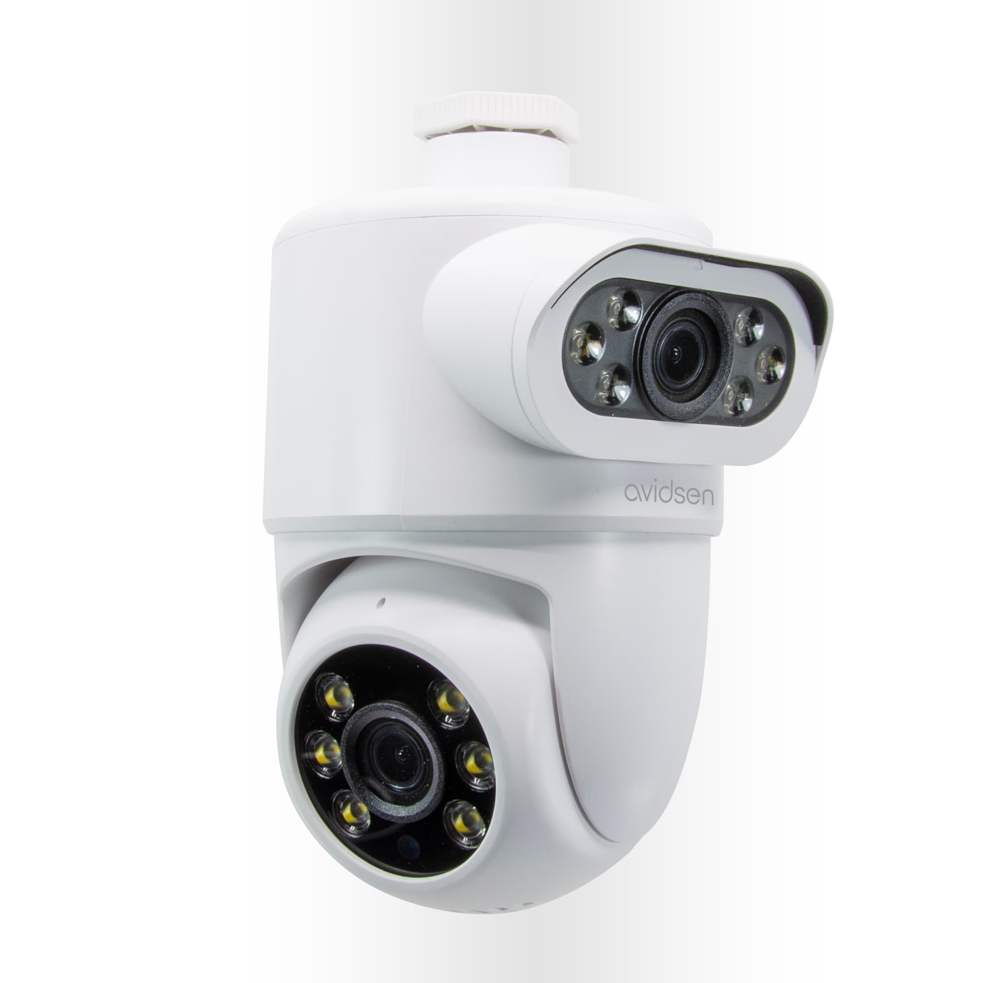 Avidsen - Cámara IP motorizada para exteriores 2K con doble lente HomeCam Dual PTZ - Avidsen.