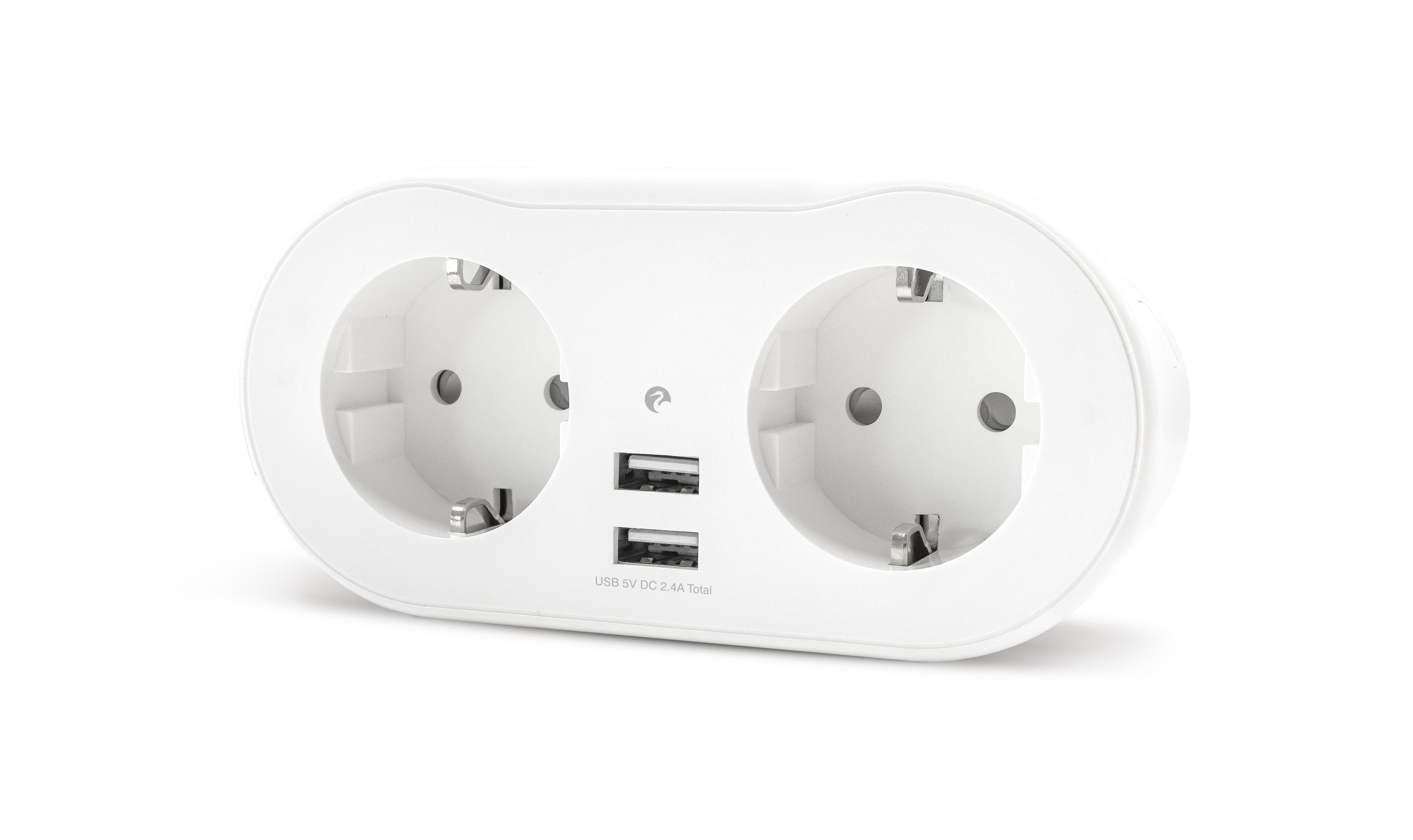 GARZA - Enchufe Doble WiFi + 2 USB.