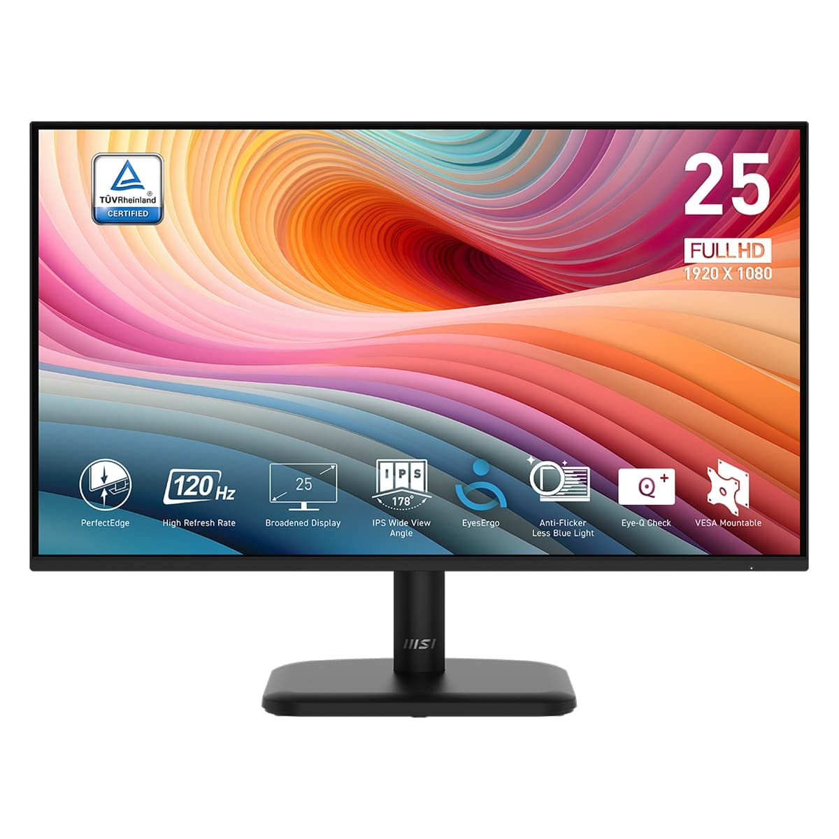 MSI MSI - Monitor PC 62cm (24,5") MSI PRO MP251L E2, 120 Hz Full HD IPS.