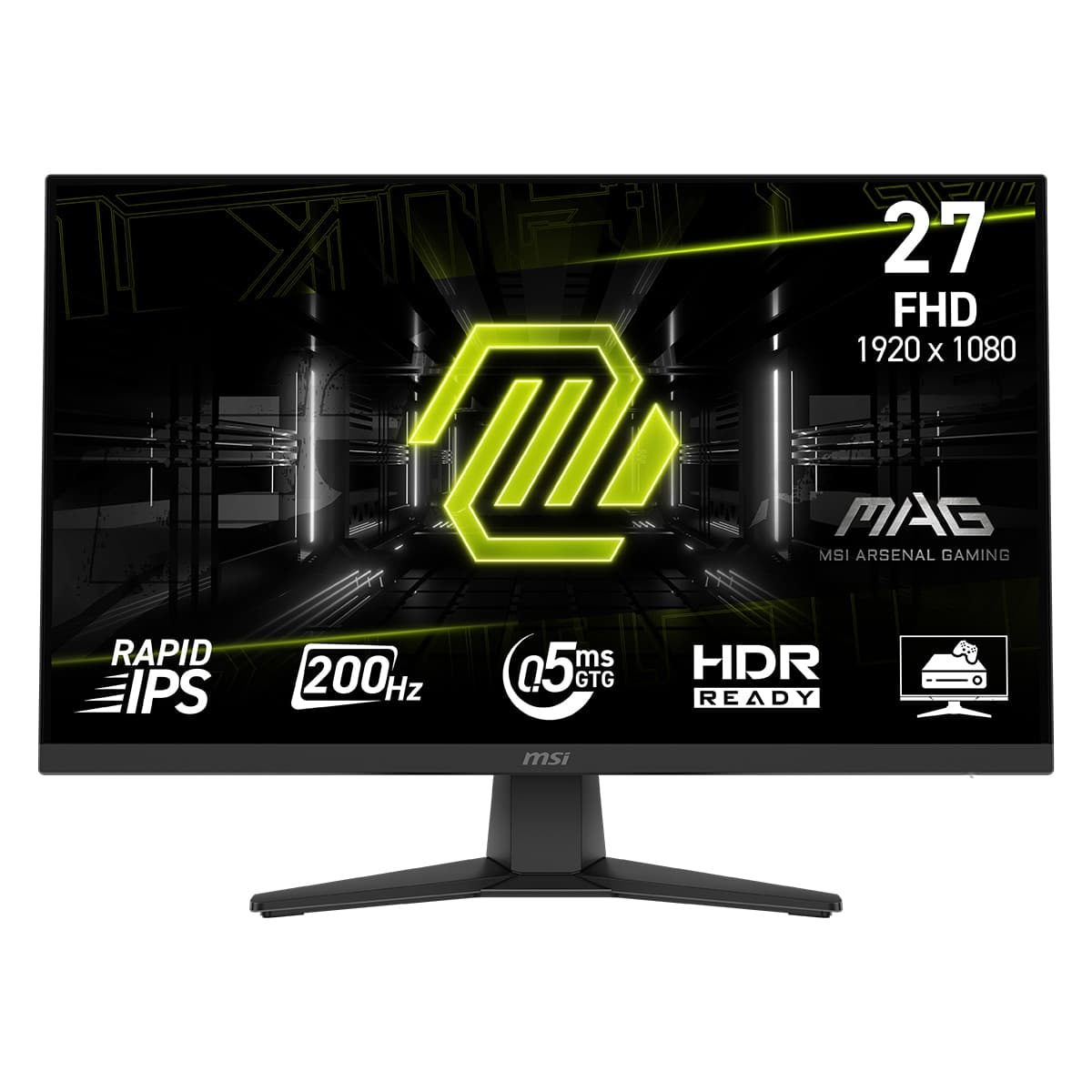 MSI MSI - Monitor PC Gaming 68,58 cm (27") MSI MAG 272F, 200 Hz, Rapid IPS, Full HD, Modo consola.