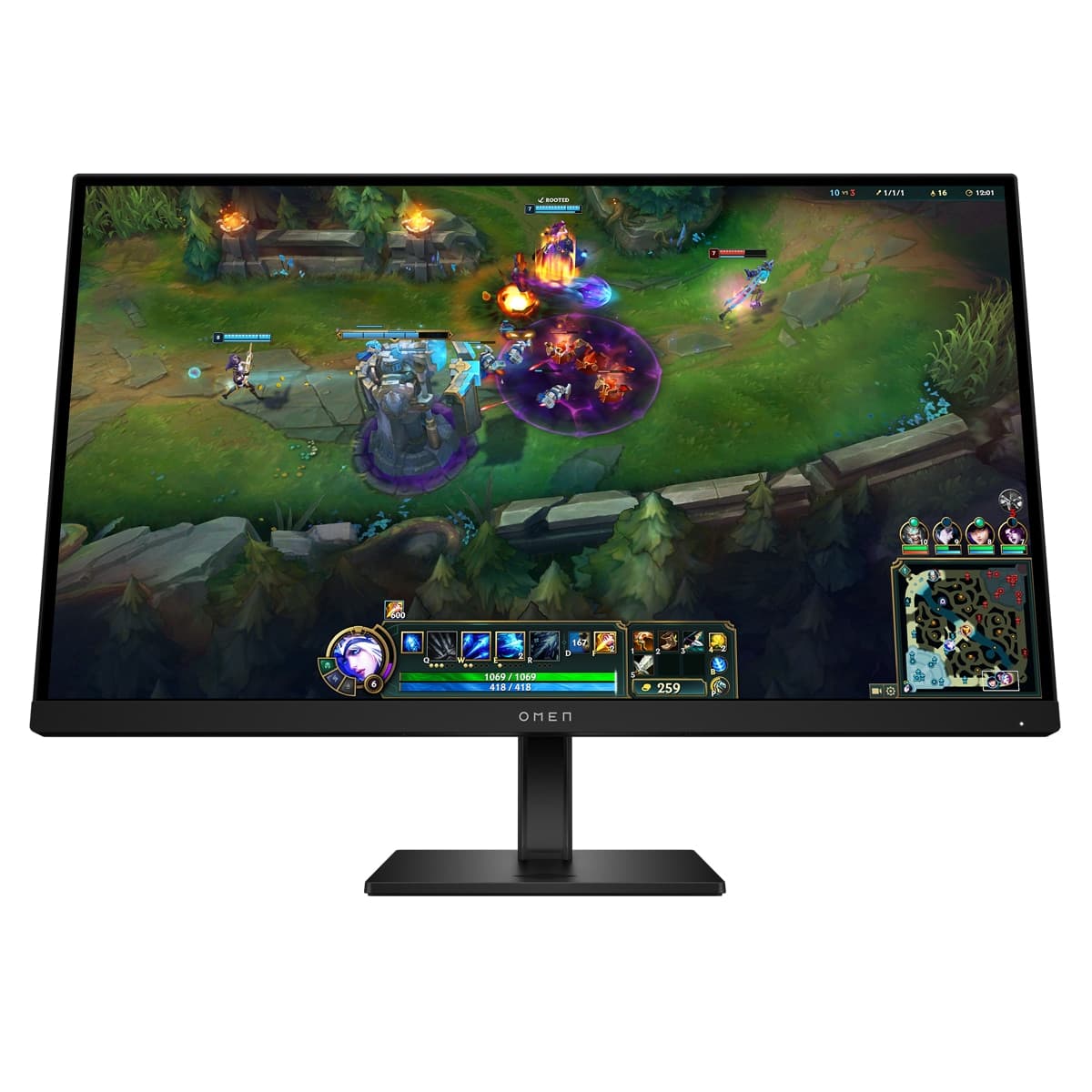 HP - Monitor PC Gaming 68,5cm (27") HP OMEN 27 G2, 180 Hz, Full HD IPS, AMD FreeSync.