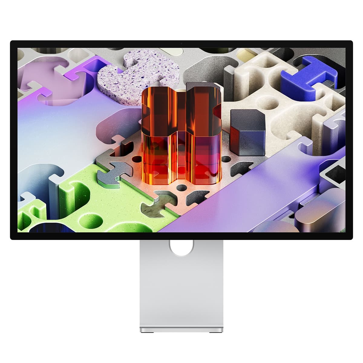 Apple - Monitor Apple Studio Display 27" Retina XDR 5K vidrio estándar, soporte con ajuste de inclinación y altura.