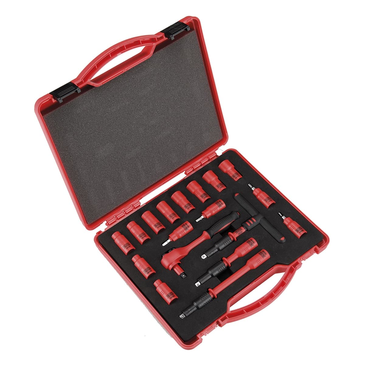 Alyco - Juego De Vasos Y Accesorios Aislados VDE 18 Pzas De 1-4" ALYCO.