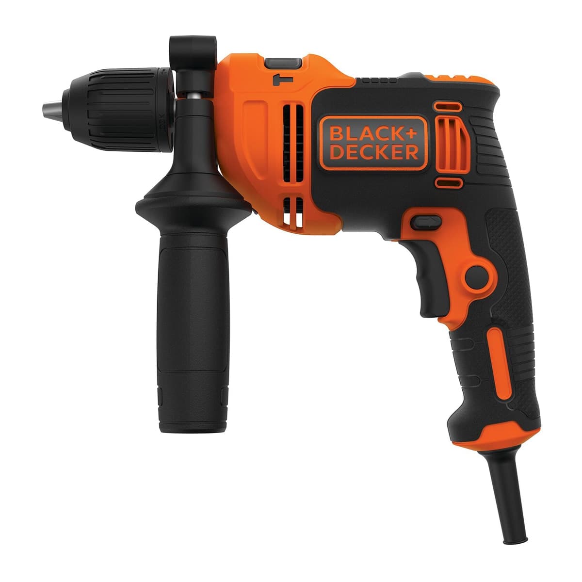 BLACK+DECKER - Taladro Percutor Eléctrico con cable a red 710 W BEH710K-QS + Accesorios + Maletín.