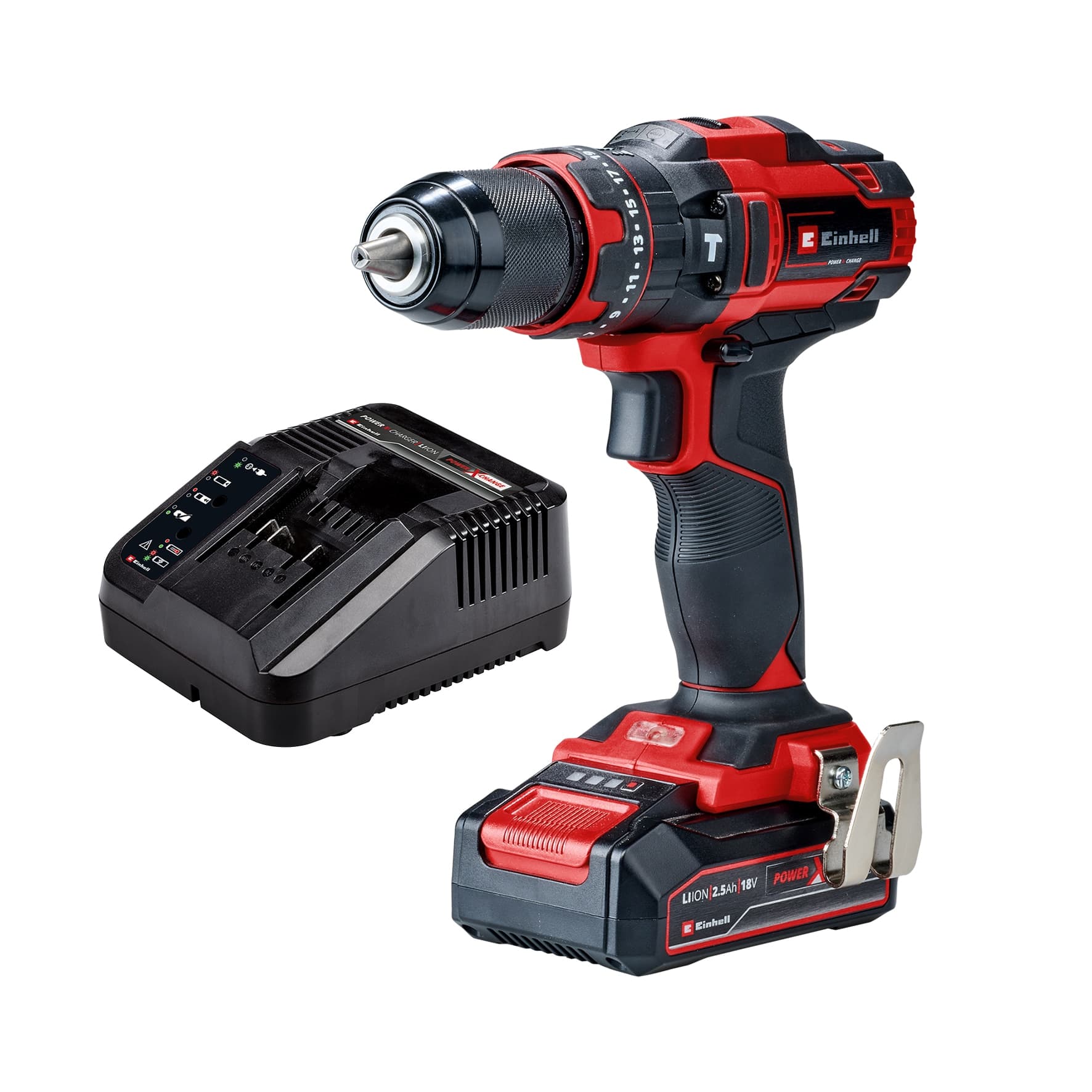 Einhell - Taladro Einhell TE-CD 18-44 Li-i (1x2,5Ah).