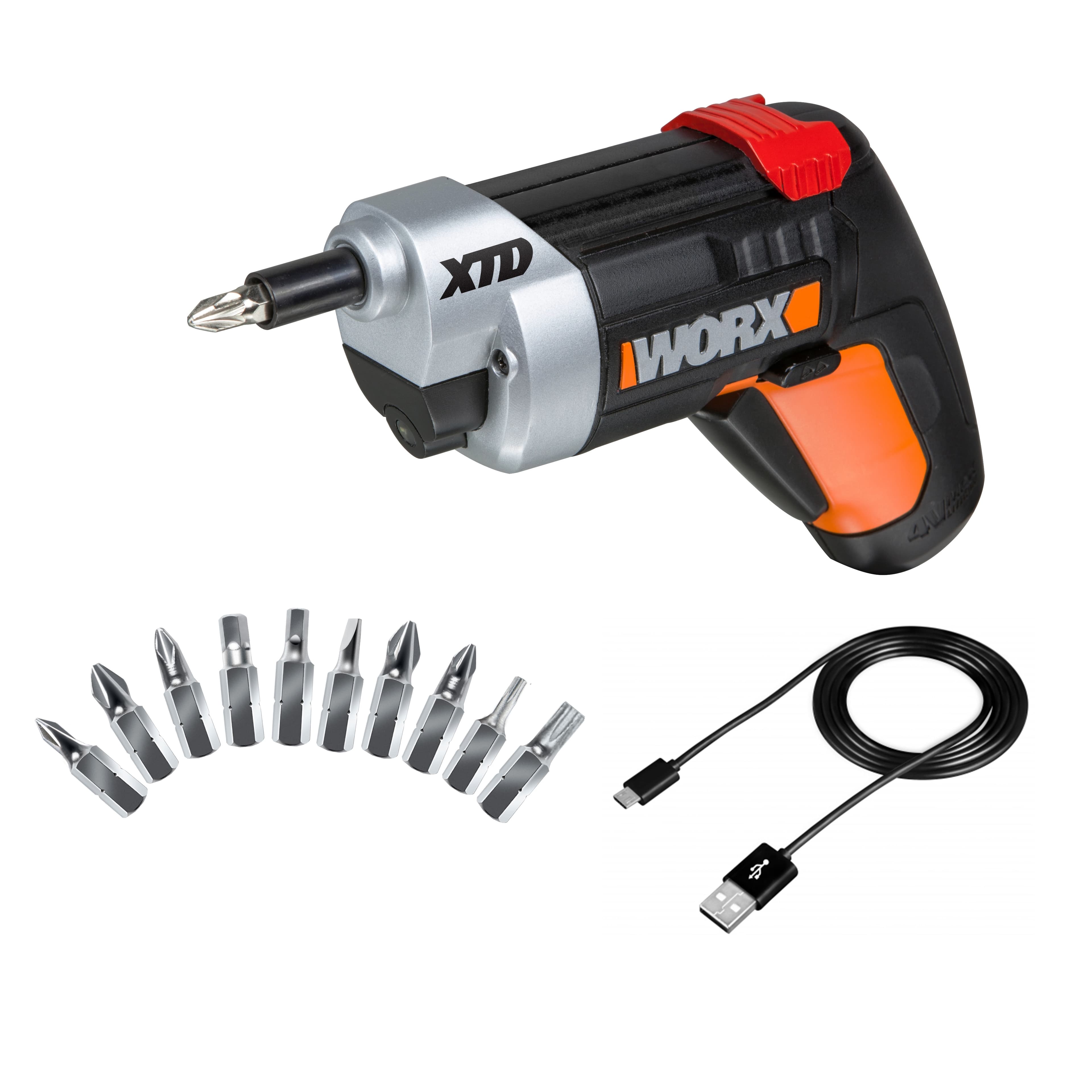 Worx - Atornillador Eléctrico Extensible a Batería 4 V WX252.2.