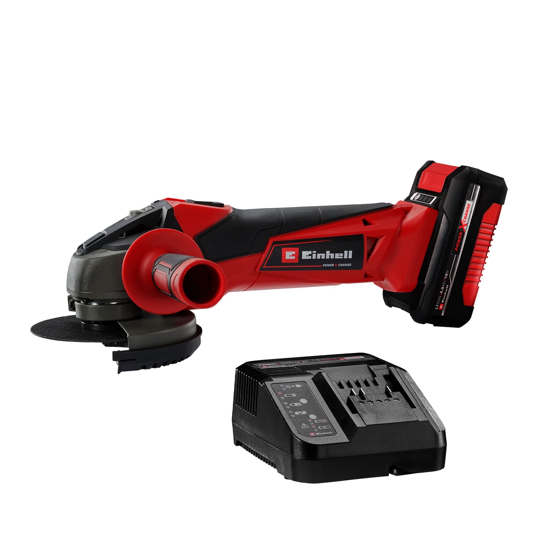 Einhell - Amoladora Einhell TC-AG 18-115 Li (1x4,0Ah).