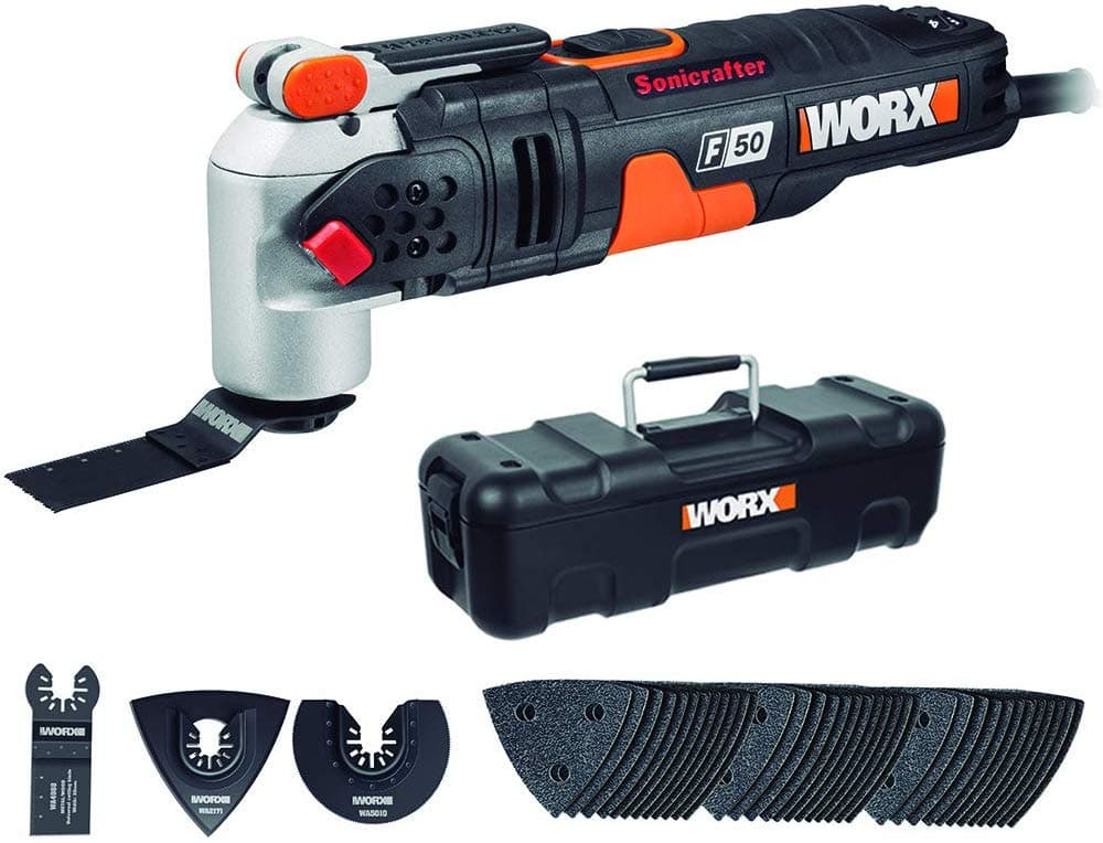 Worx - Multiherramienta Oscilante Eléctrica a red 450 W 5º WX681.