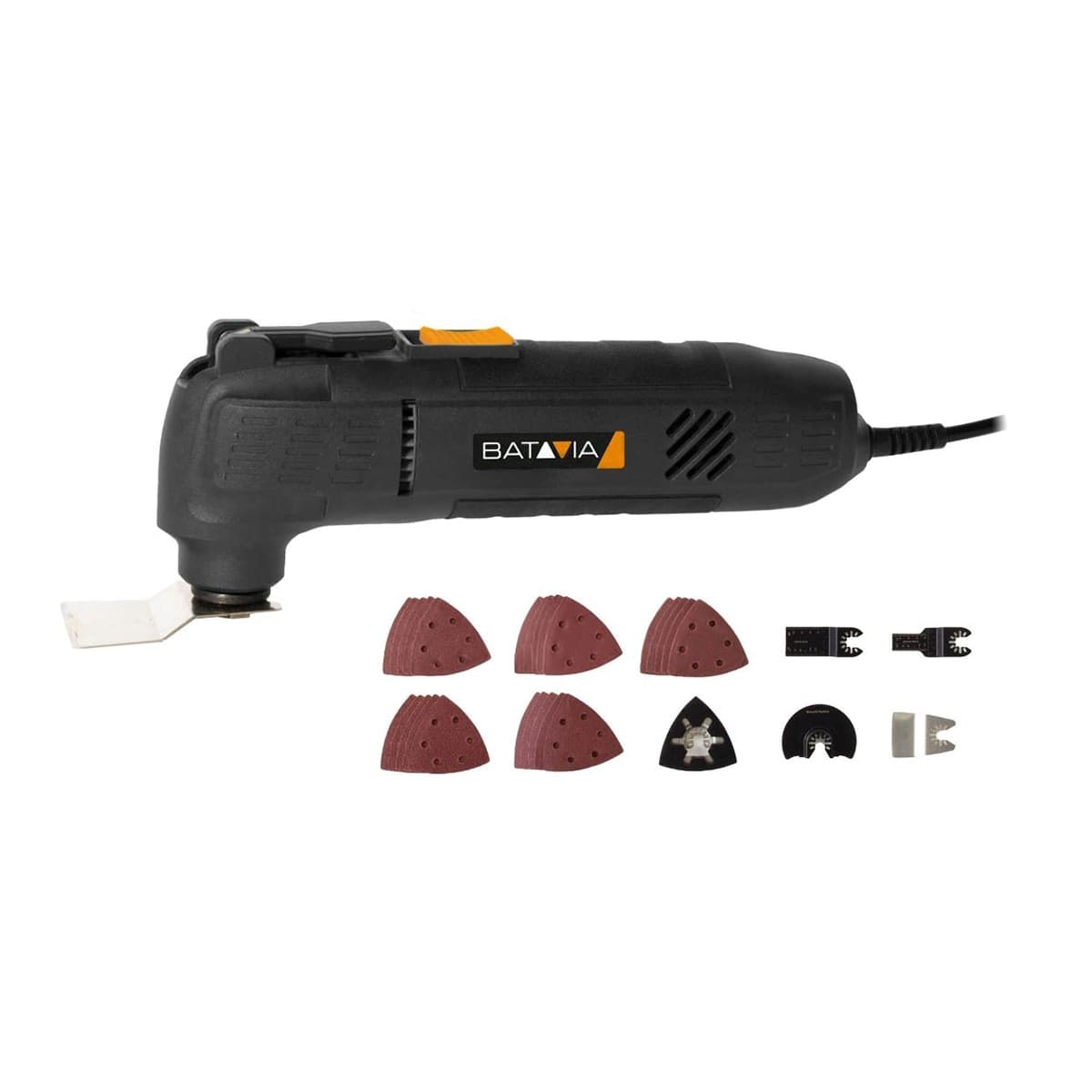 BATAVIA - Multiherramienta Elécrica a red 250 W + 30 Accesorios.
