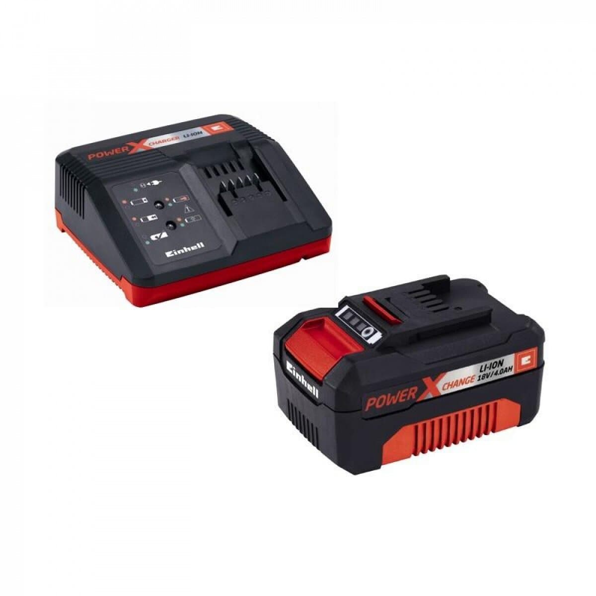 Einhell - Cargador y batería 4.0 Ah Power X-Change.