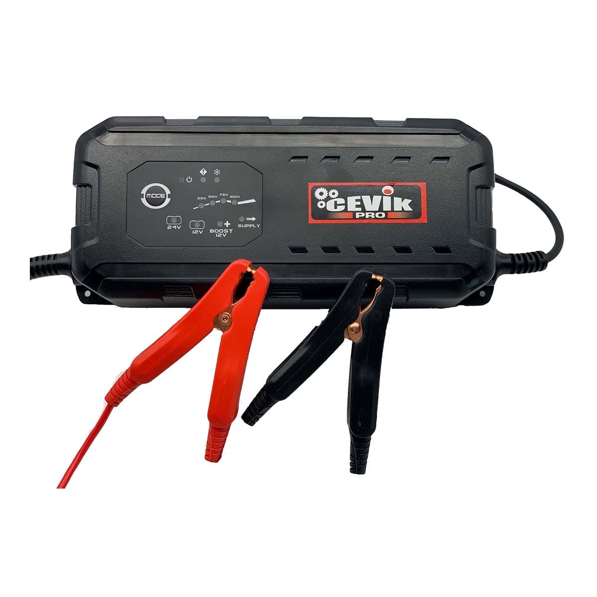 CEVIK PRO - Cargador de Batería 12-24 12V-7A.
