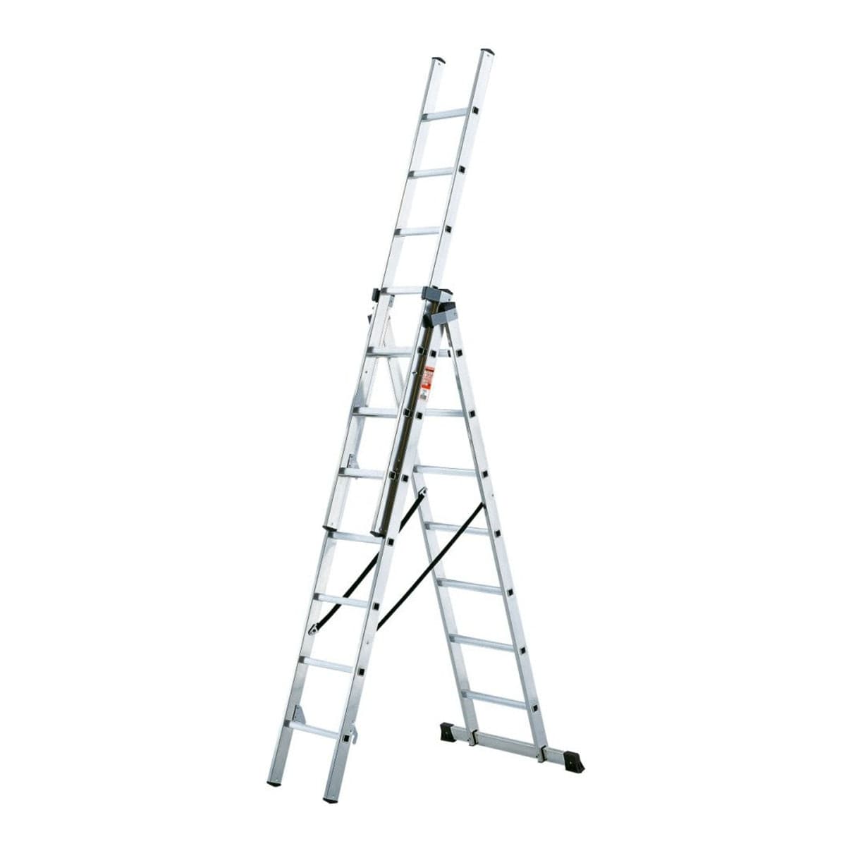 Rolser - Escalera Profesional 3 Tramos y 7 Peldaños.