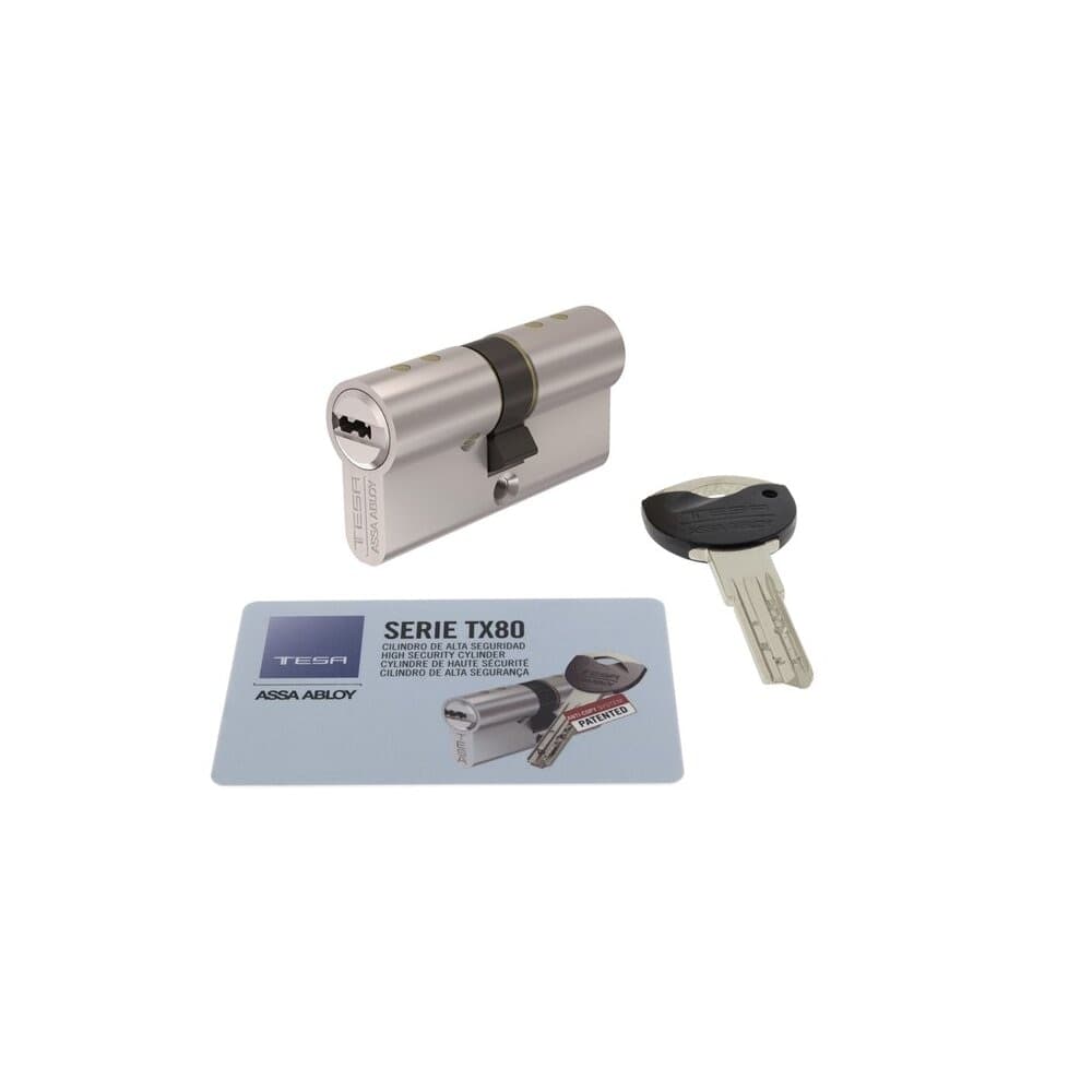 Tesa - Cilindro Alta Seguridad Incopiable TX80.