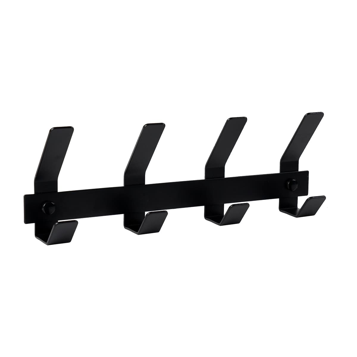 Nesu - Percha metal 4 Ganchos negros - 9611NE4.