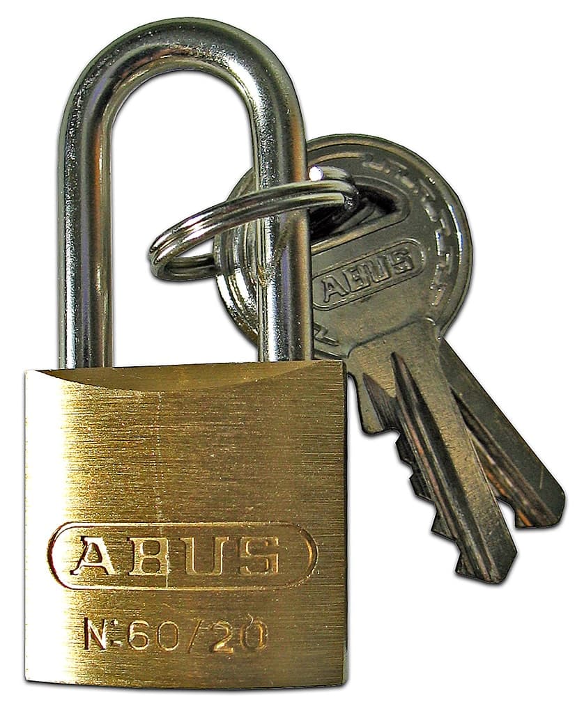 Abus - Candado Latón Estándar Arco Largo.