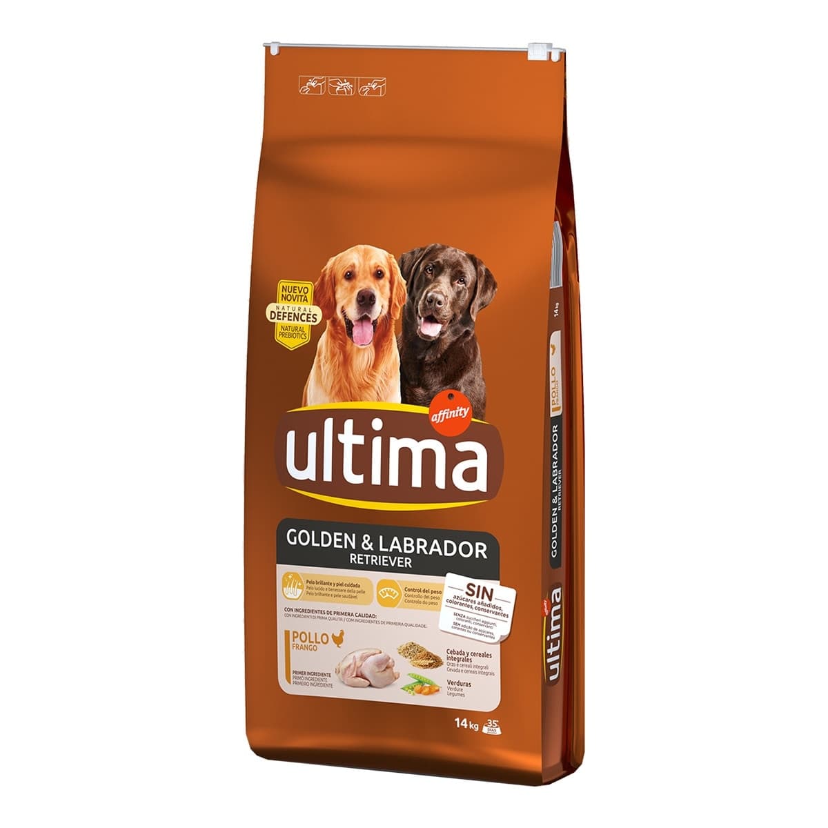 Ultima - Pienso para perros Ultima Golden & Labrador Retriever 14 kg.