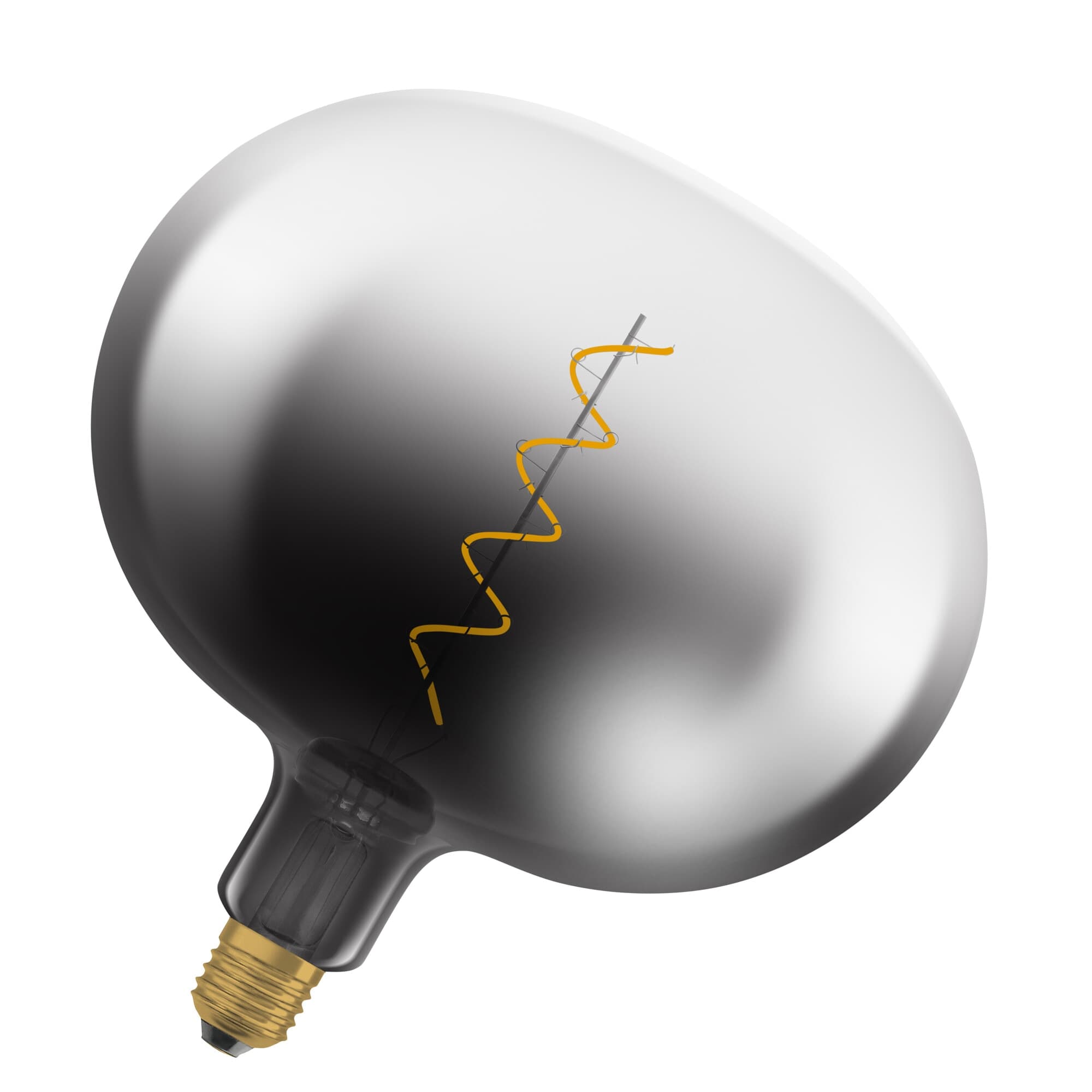 Osram - Bombilla LED 4.5W 1800K E27 Globo Ahumado.