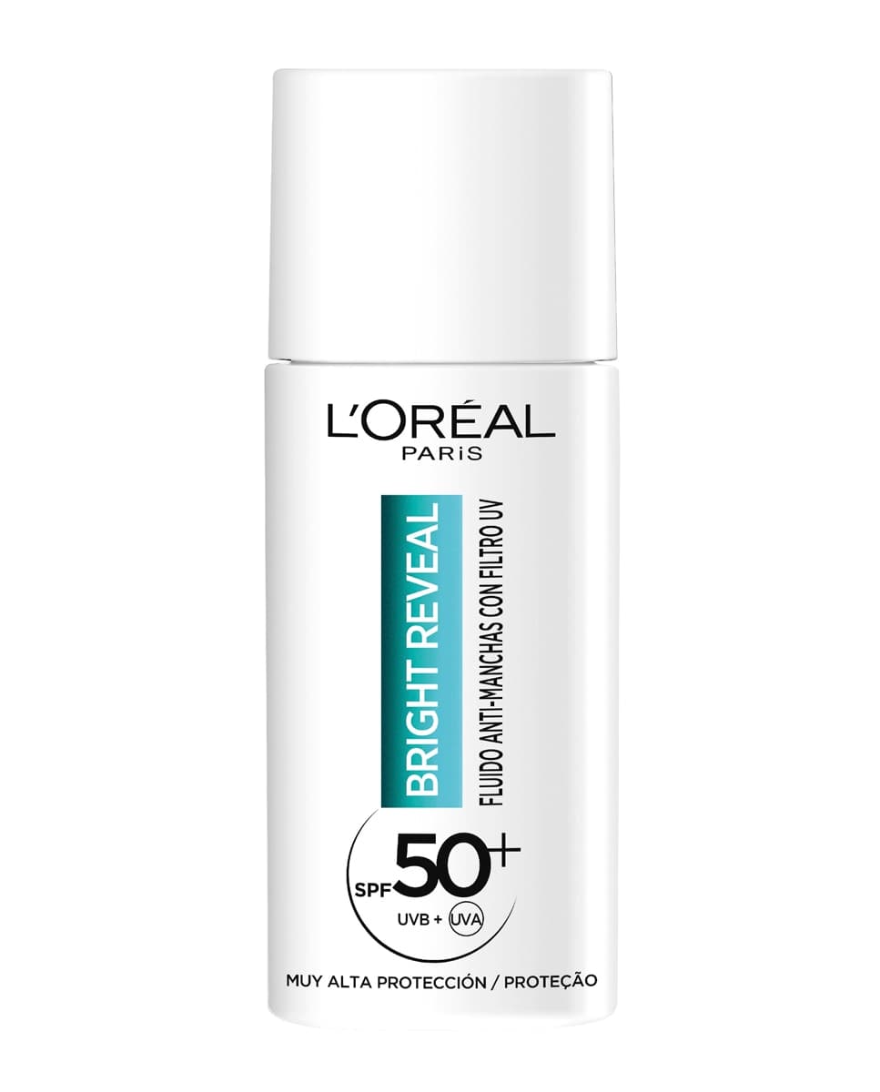 L'Oréal Paris - Fluido Hidratante Anti-manchas UV SPF50+ Niacinamida Bright Reveal 50 ml L'Oréal Paris Dermo Expertise.