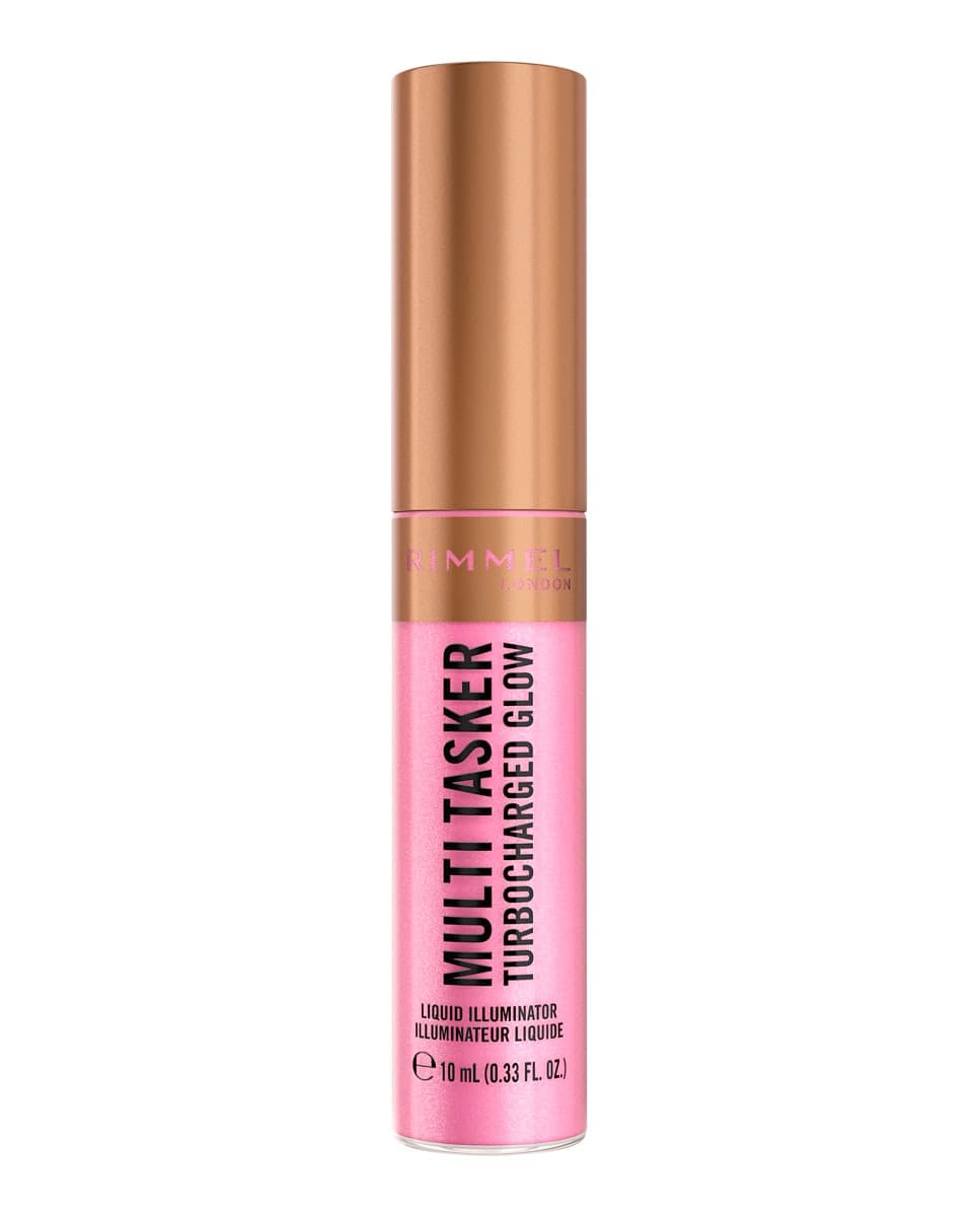 Rimmel - Iluminador Líquido Facial Multi Tasker Turbocharged Glow 10 ml Rimmel London.