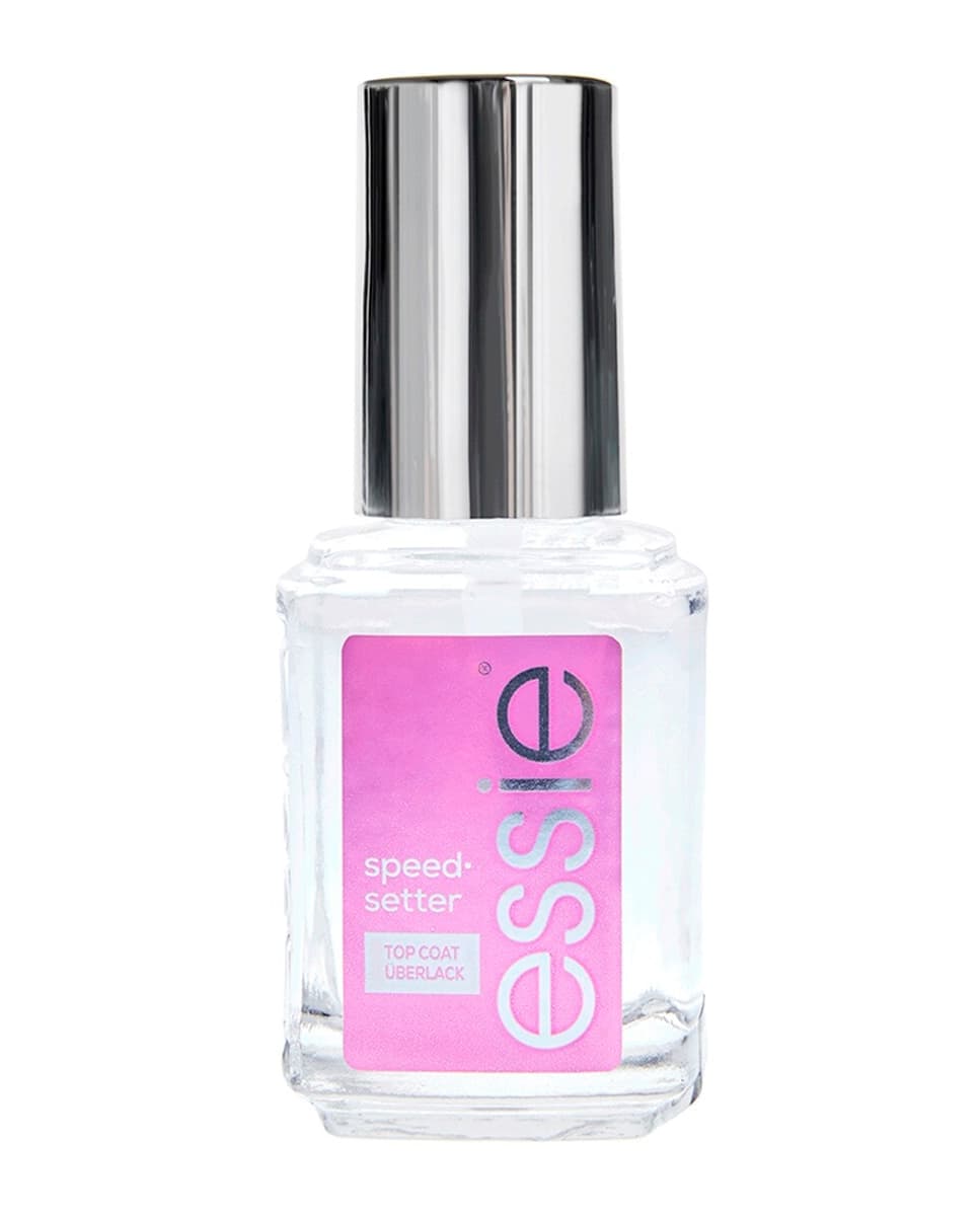 Essie - Tratamiento de uñas para acabado brillo y secado rápido - top coat speed setter Essie.