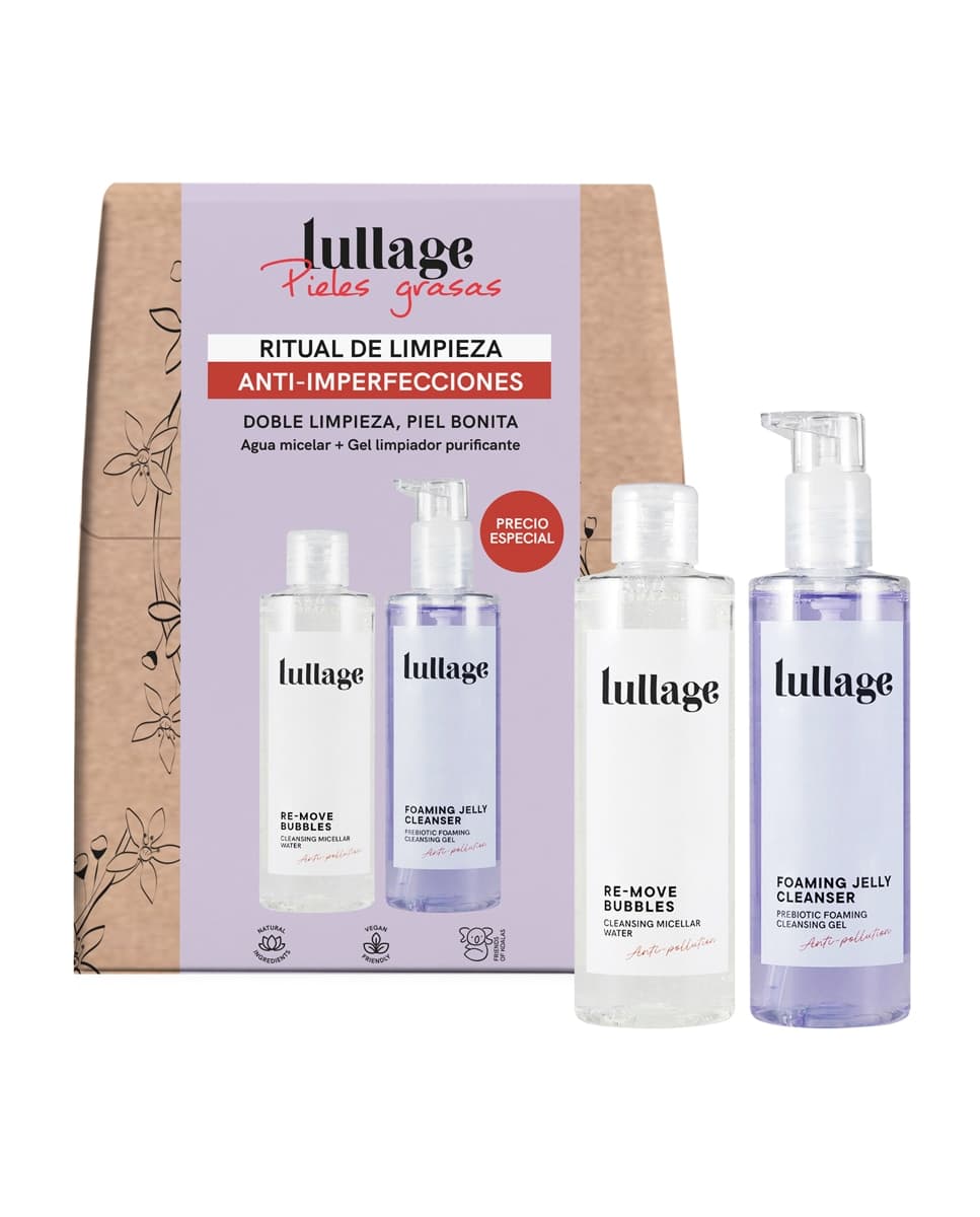 Lullage - Set Rutina Limpieza Foaming Jelly Cleanser Lullage.