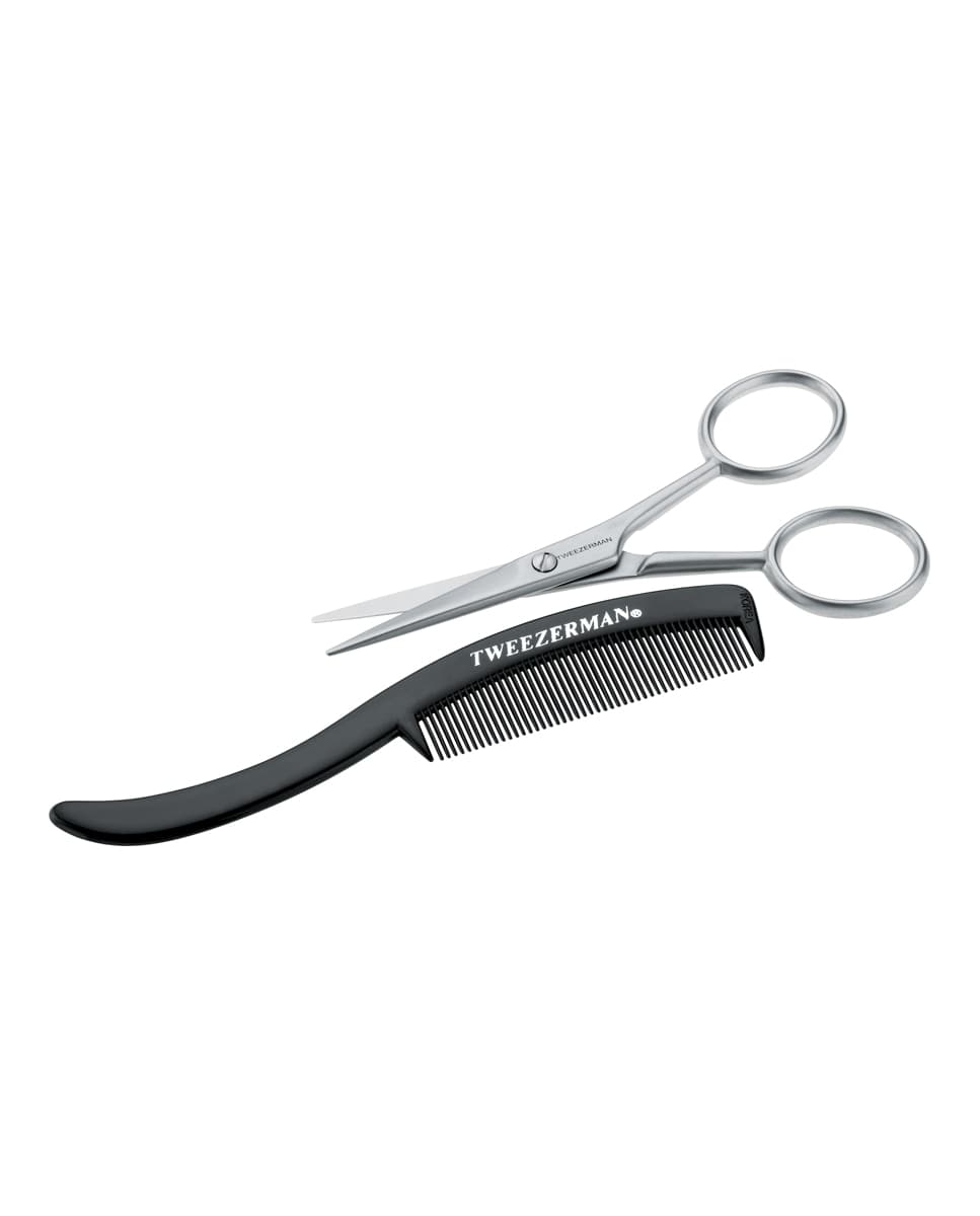 TWEEZERMAN - Tijeras y Peine Bigote GEAR Tweezerman.
