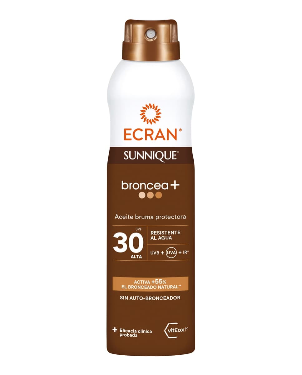 Ecran - Aceite Bruma Protectora Fps 30 Sunnique Broncea+ 250 ml Ecran.