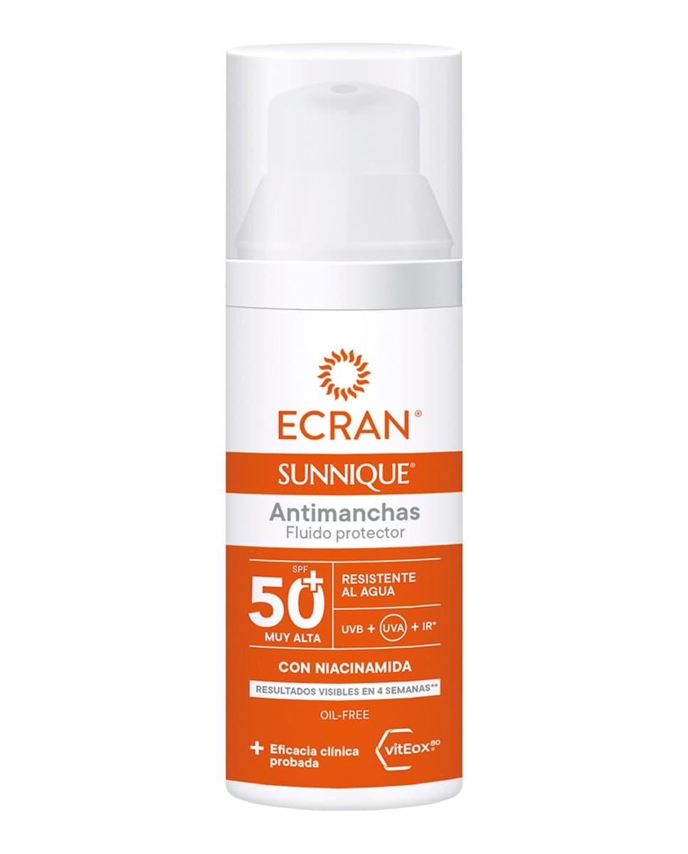 Ecran - Fluido Protector Antimanchas Fps 50+ Sunnique 50 ml Ecran.