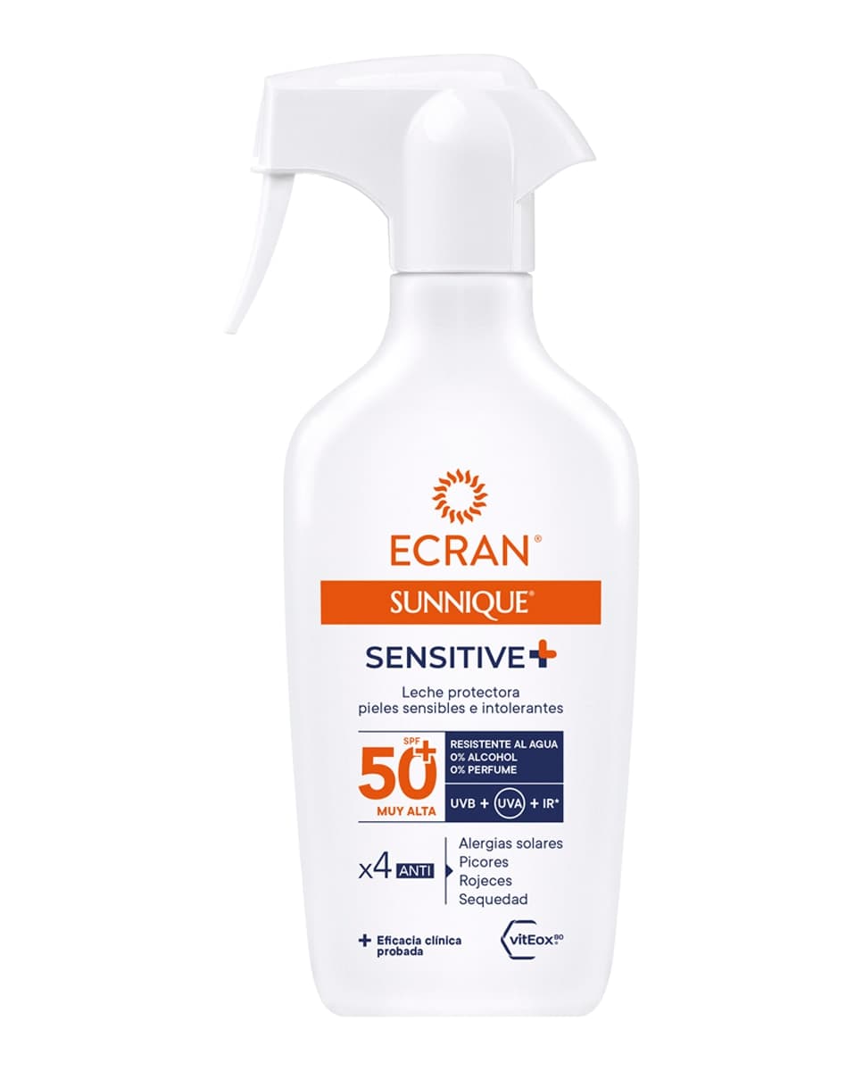 Ecran - Leche Protectora Fps 50+ Sunnique Sensitive 270 ml Ecran.