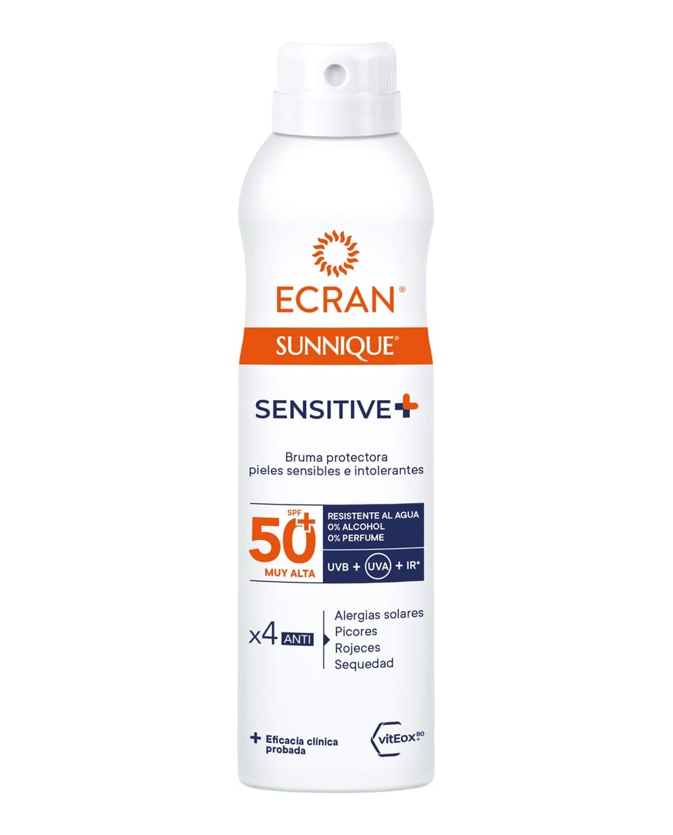 Ecran - Leche Protectora Fps 50+ Sunnique Sensitive 250 ml Ecran.