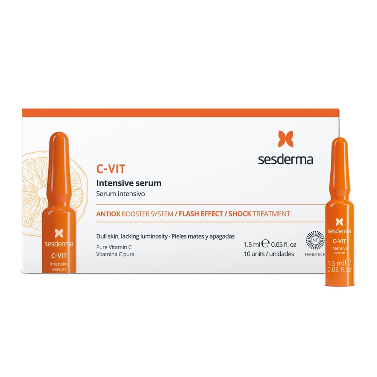 Sesderma - 10 Ampollas C-Vit Intensive Serum Sesderma.