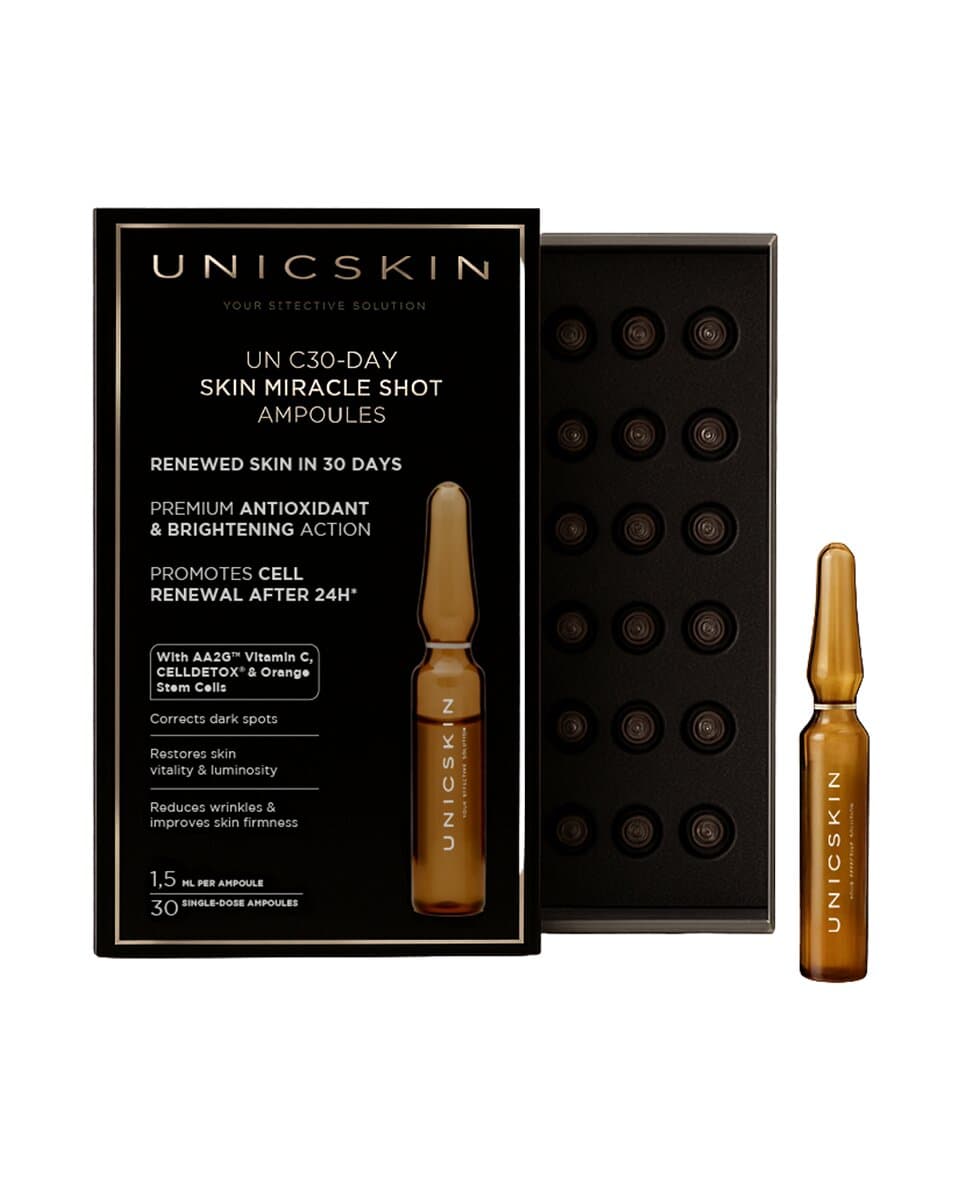Unicskin - 30 Ampollas Unic30-Day Skin Miracle Shot 1,5Ml Unicskin.